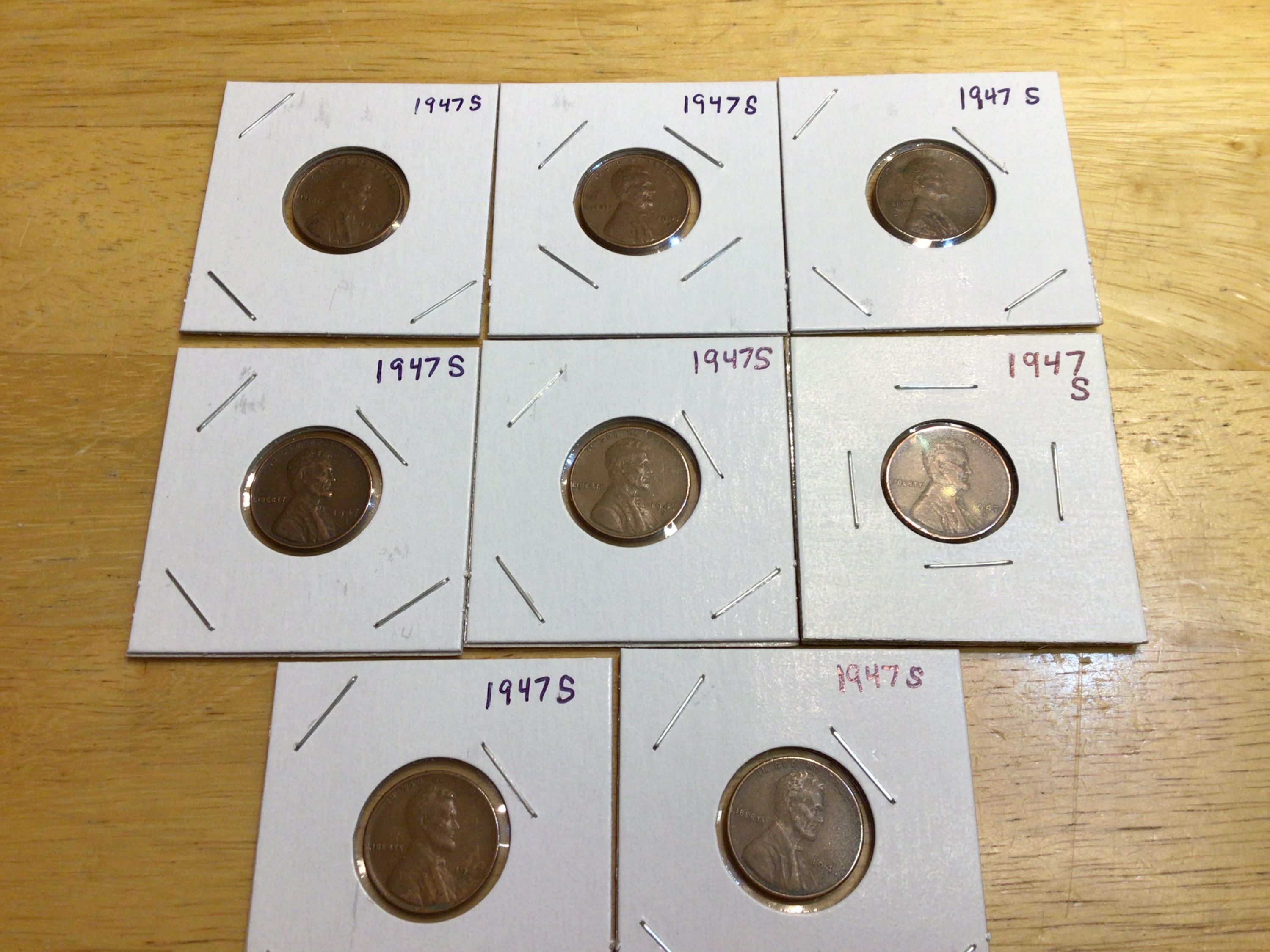 1947-S Lincoln Wheat Penny, Circulated-good Condition, Free shipping ...