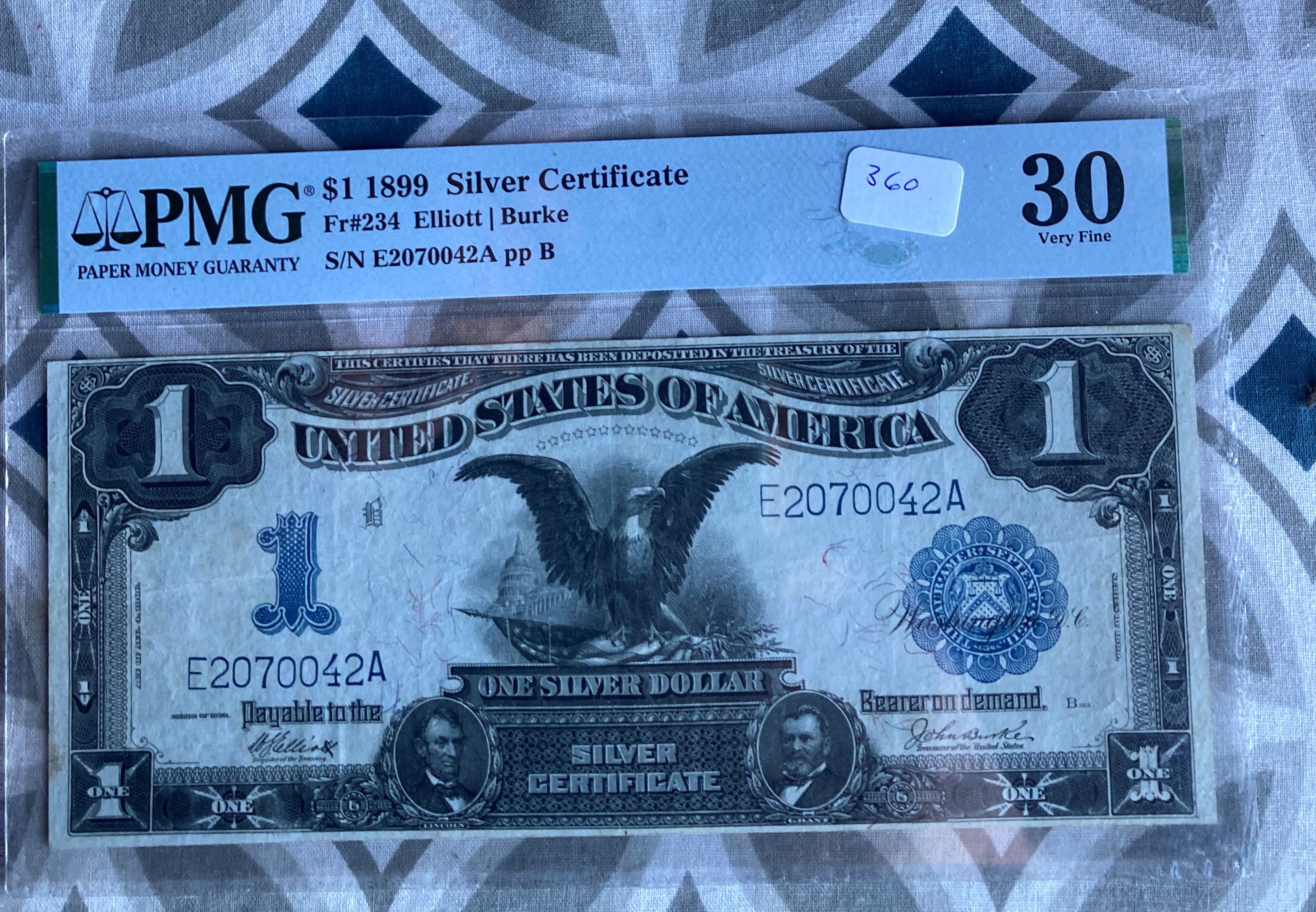 silver certificate Black eagle For Sale Buy Now Online Item #800319