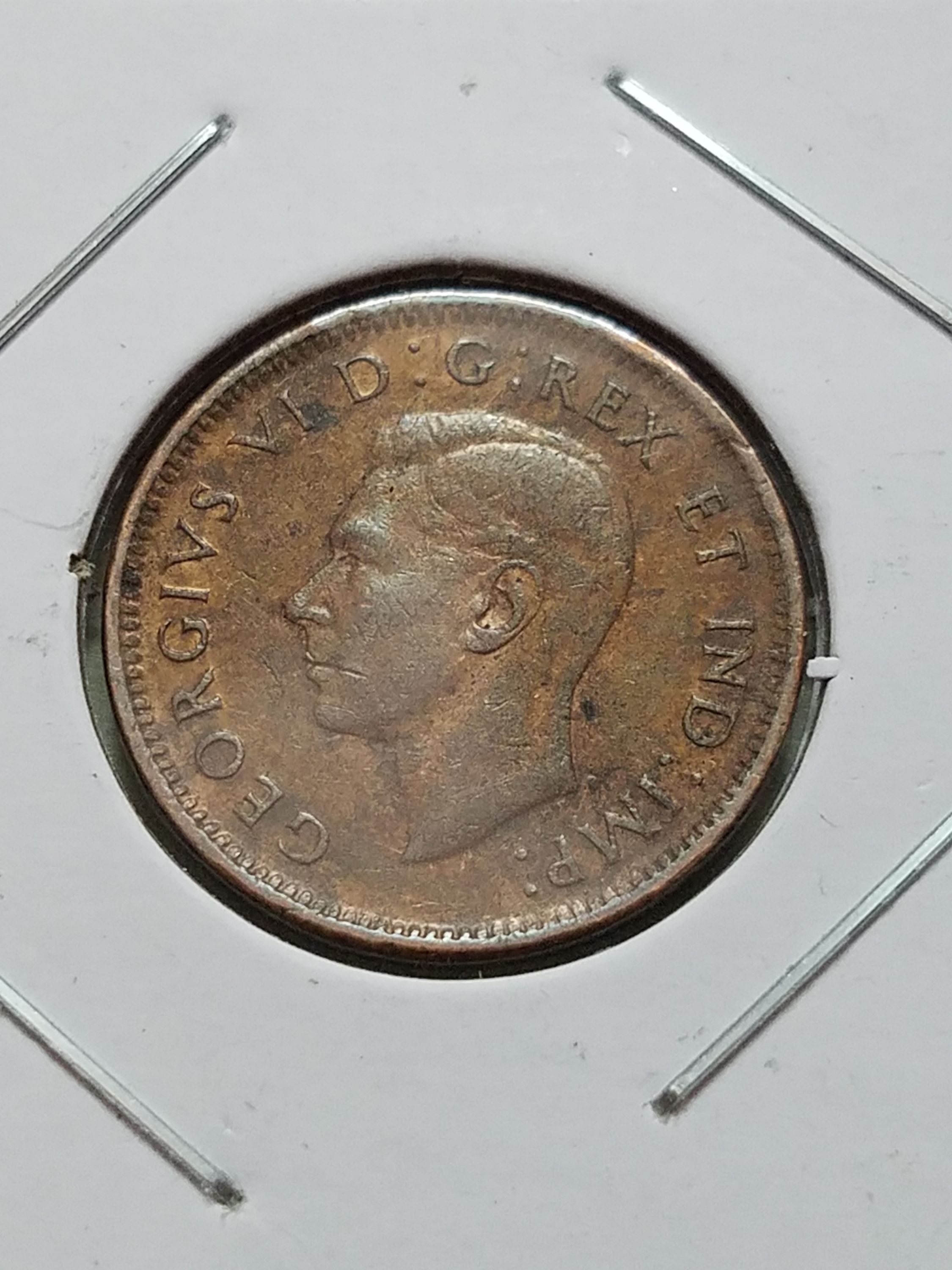 1945 Canada King George 1 Cent Penny - For Sale, Buy Now Online - Item ...