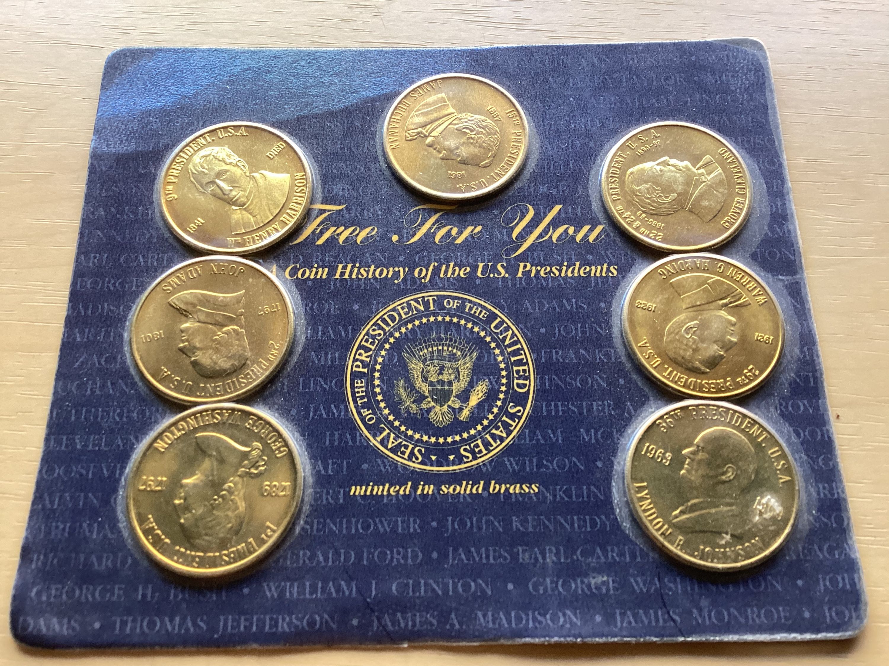 1997-history-of-the-u-s-presidents-brass-presidential-coin-set-for