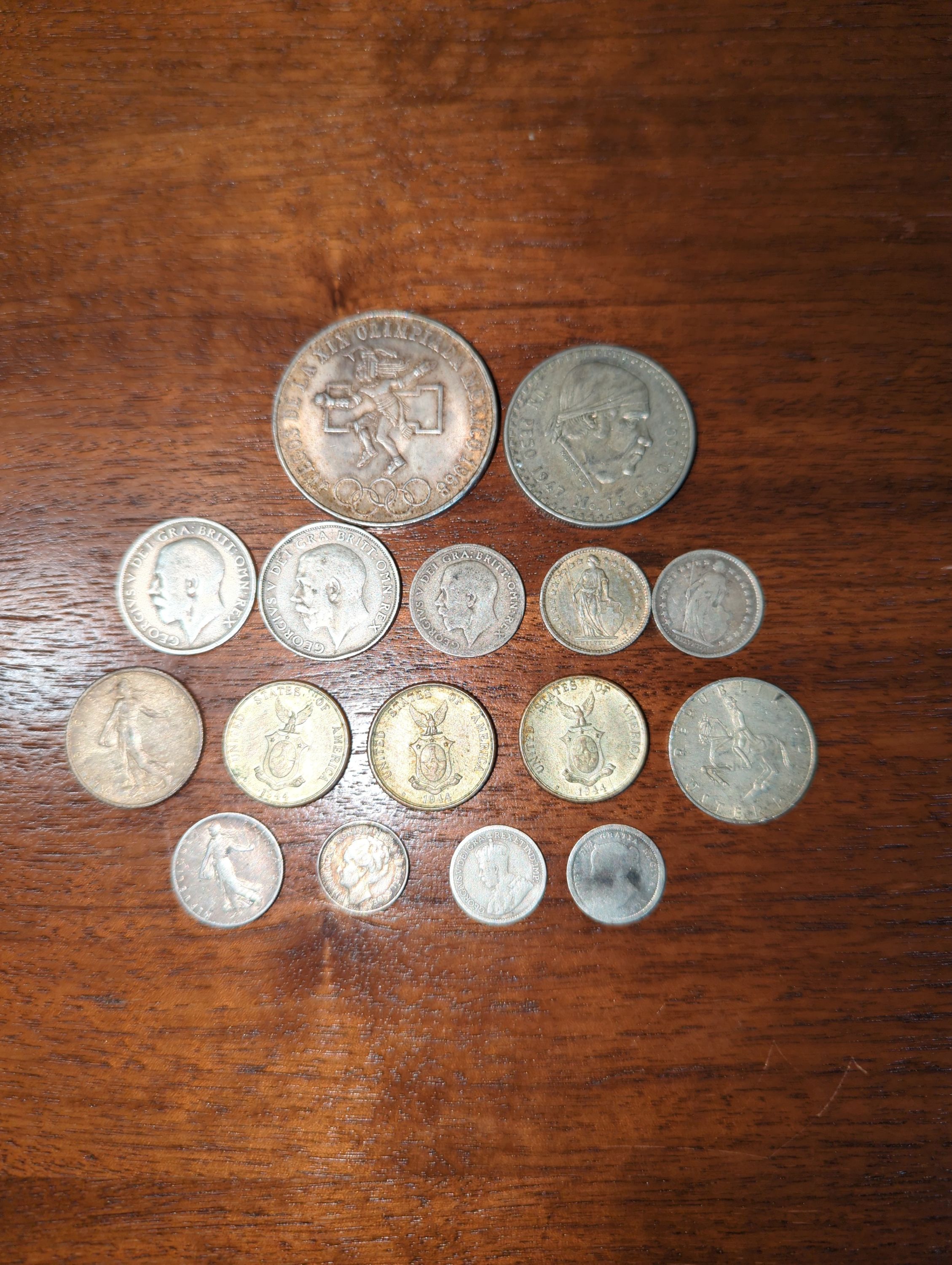 World Silver Coin Lot Online Coin Auction Item 807595