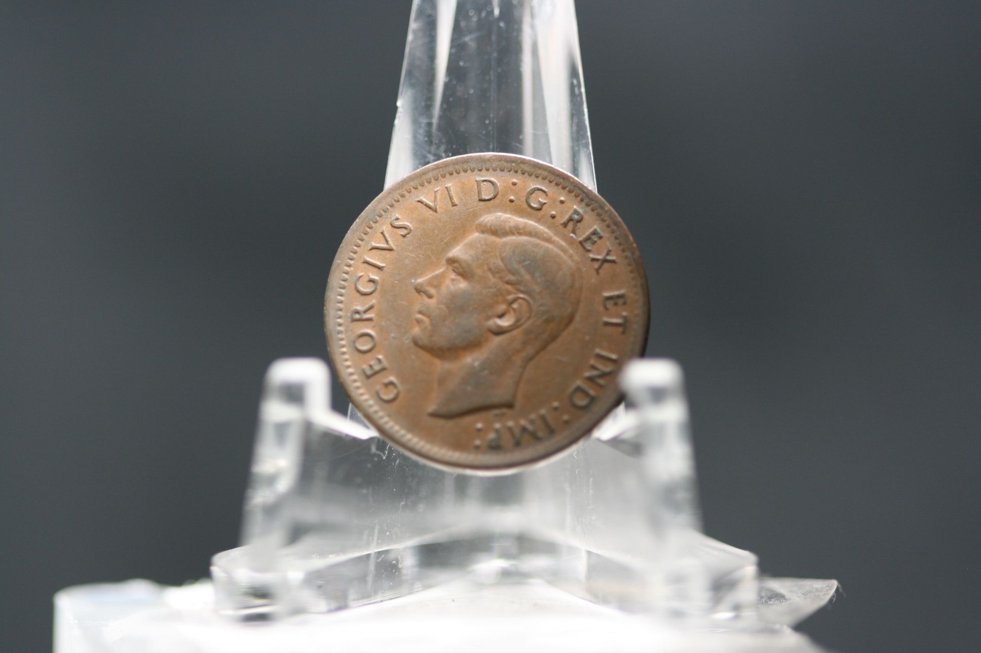 1942 Canada 1 cent circulated - George VI- VF - For Sale, Buy Now ...