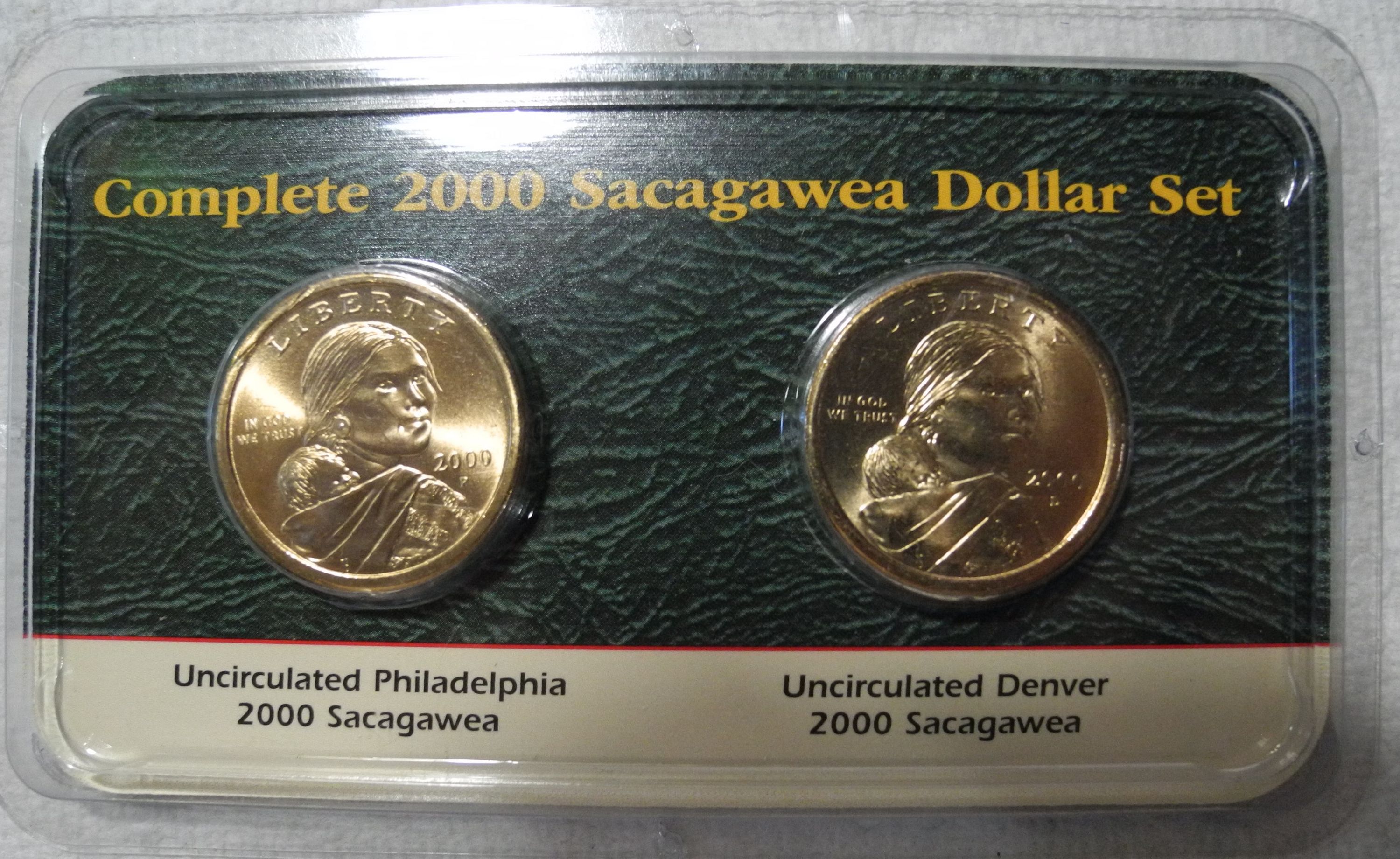 Complete 2000 Sacagawea dollar set - For Sale, Buy Now Online - Item ...