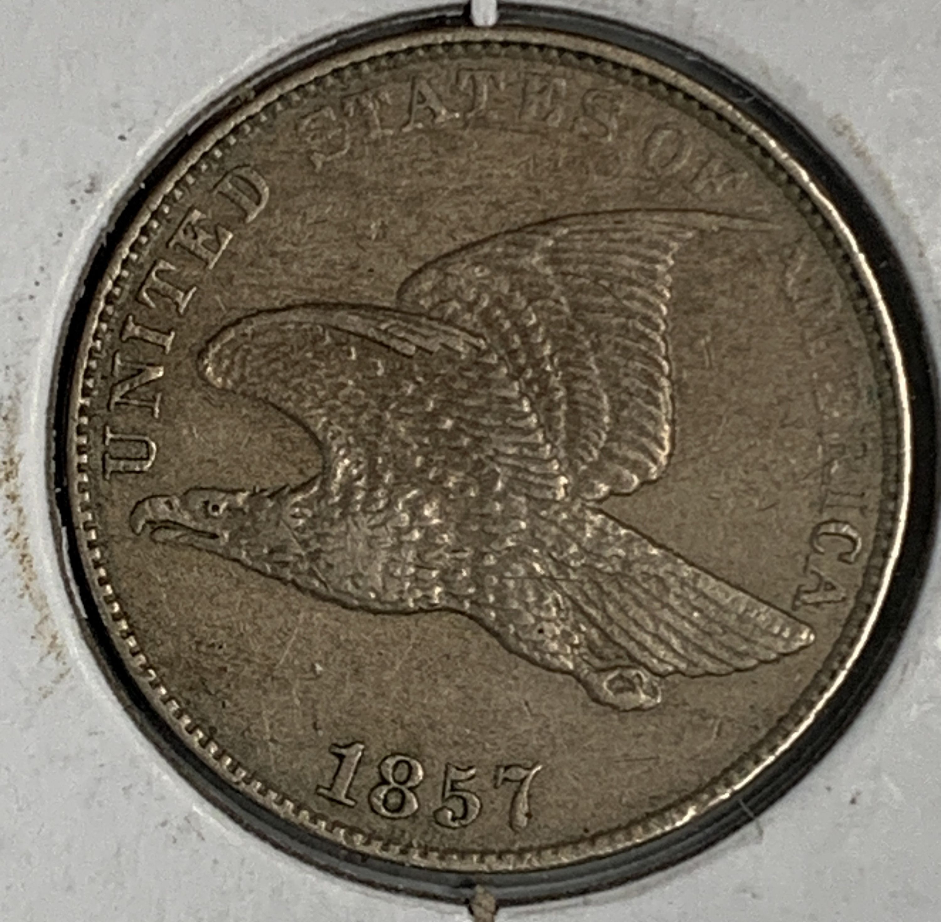 1857 Flying Eagle Cent, AU+ (6813) - For Sale, Buy Now Online - Item ...