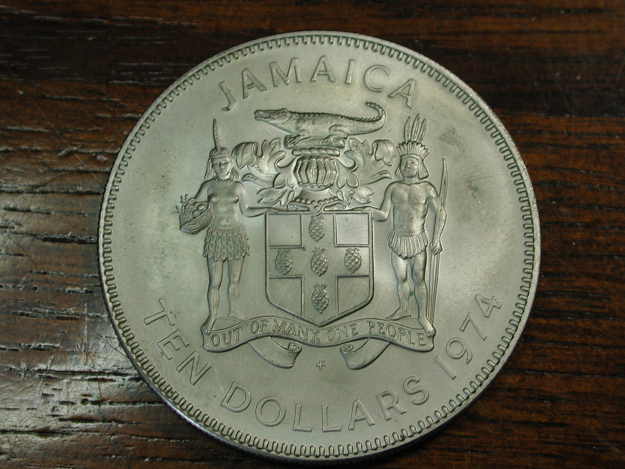 1974 Jamica Ten Dollar KM 63 NICE ! Sir Henry Morgan - For Sale
