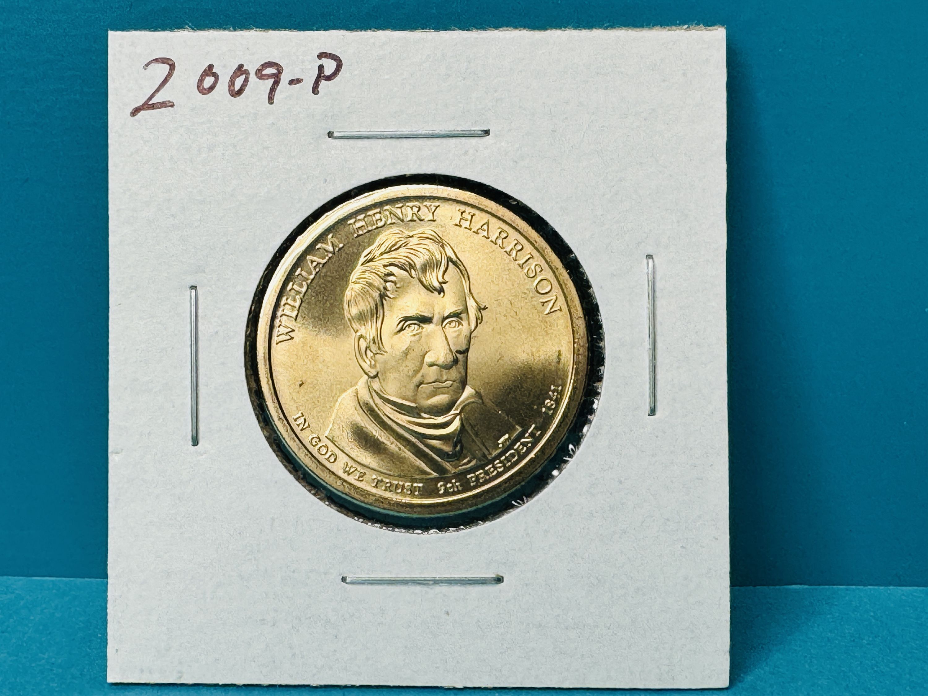 2009P William Henry Harrison Presidential Dollar For Sale, Buy Now