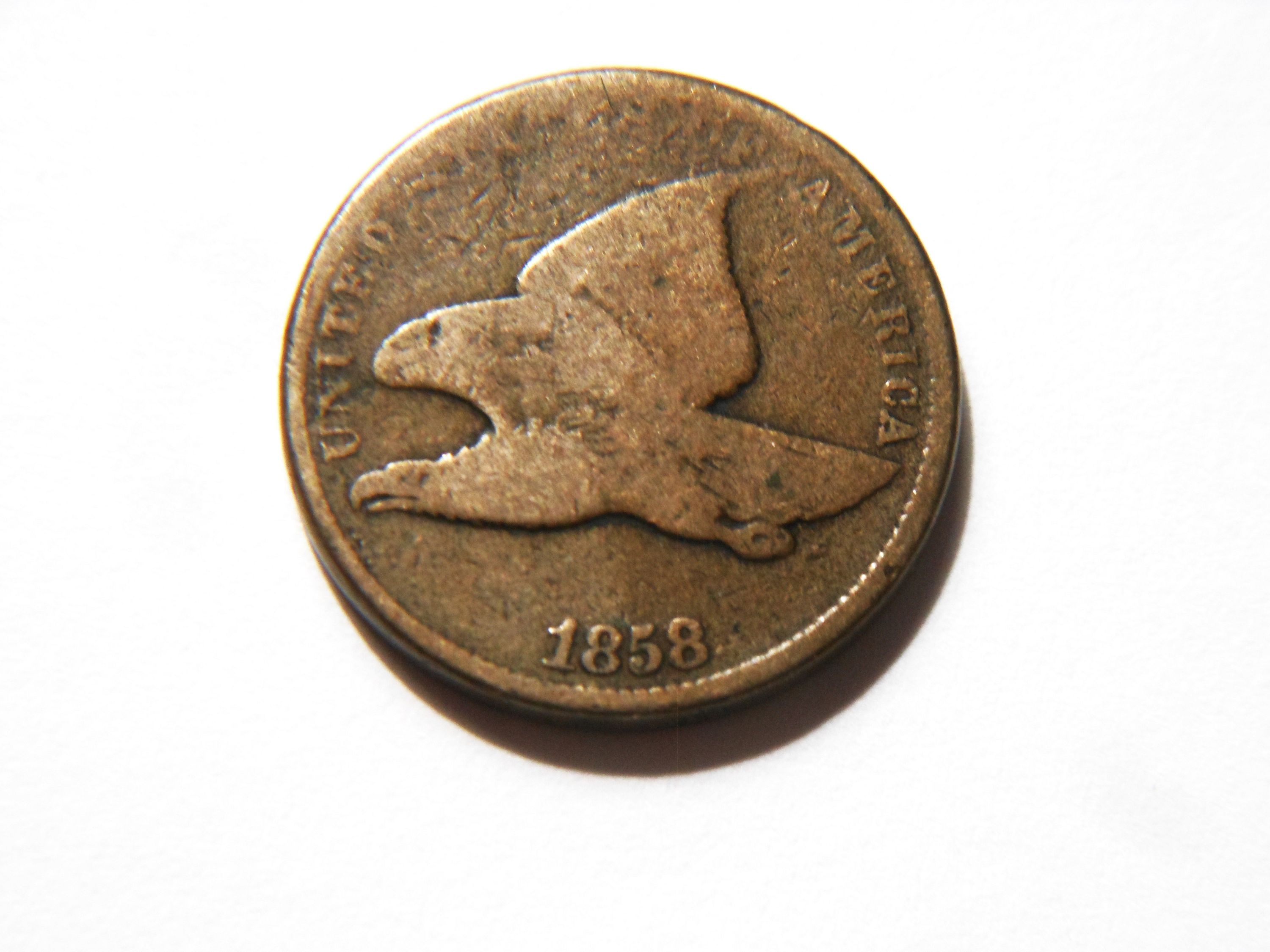 1858 Flying Eagle Cent-Small Letters - For Sale, Buy Now Online - Item ...