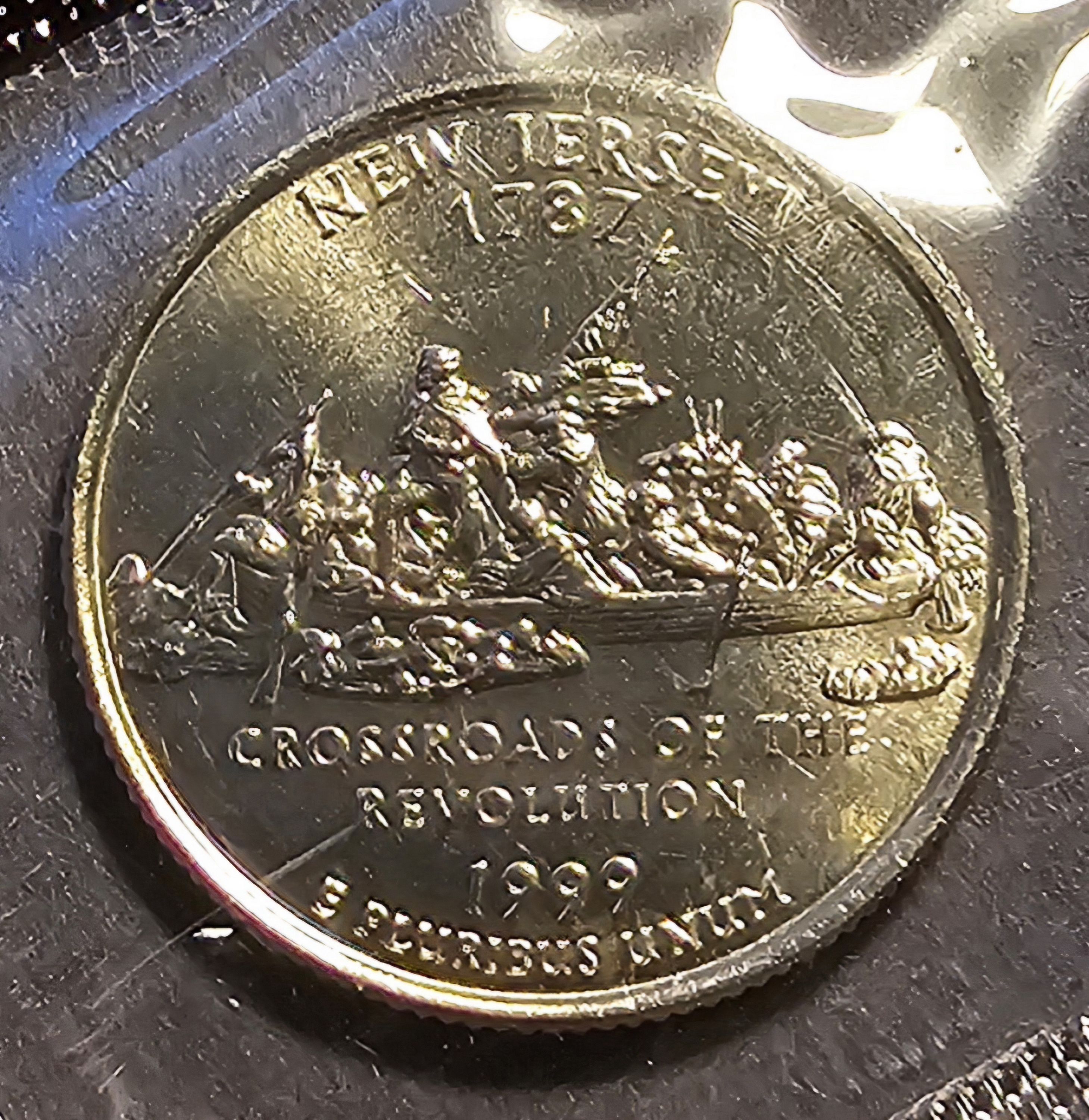 1999-D New Jersey State Quarter - BU in Original Mint Cello - For Sale ...