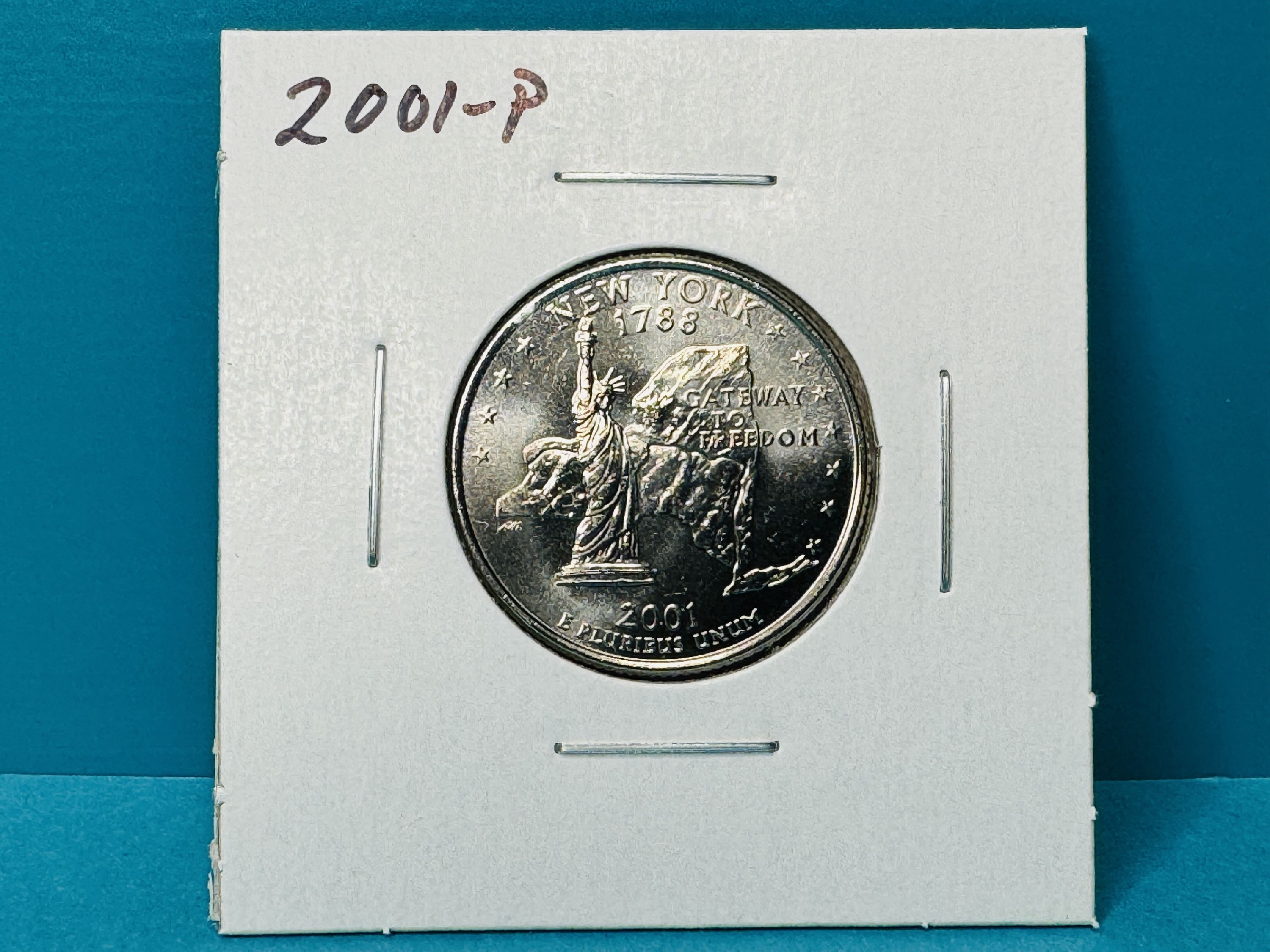 2001 P New York Quarter Value 2001-P New York 50 State Quarter - For Sale, Buy Now Online - Item #831729