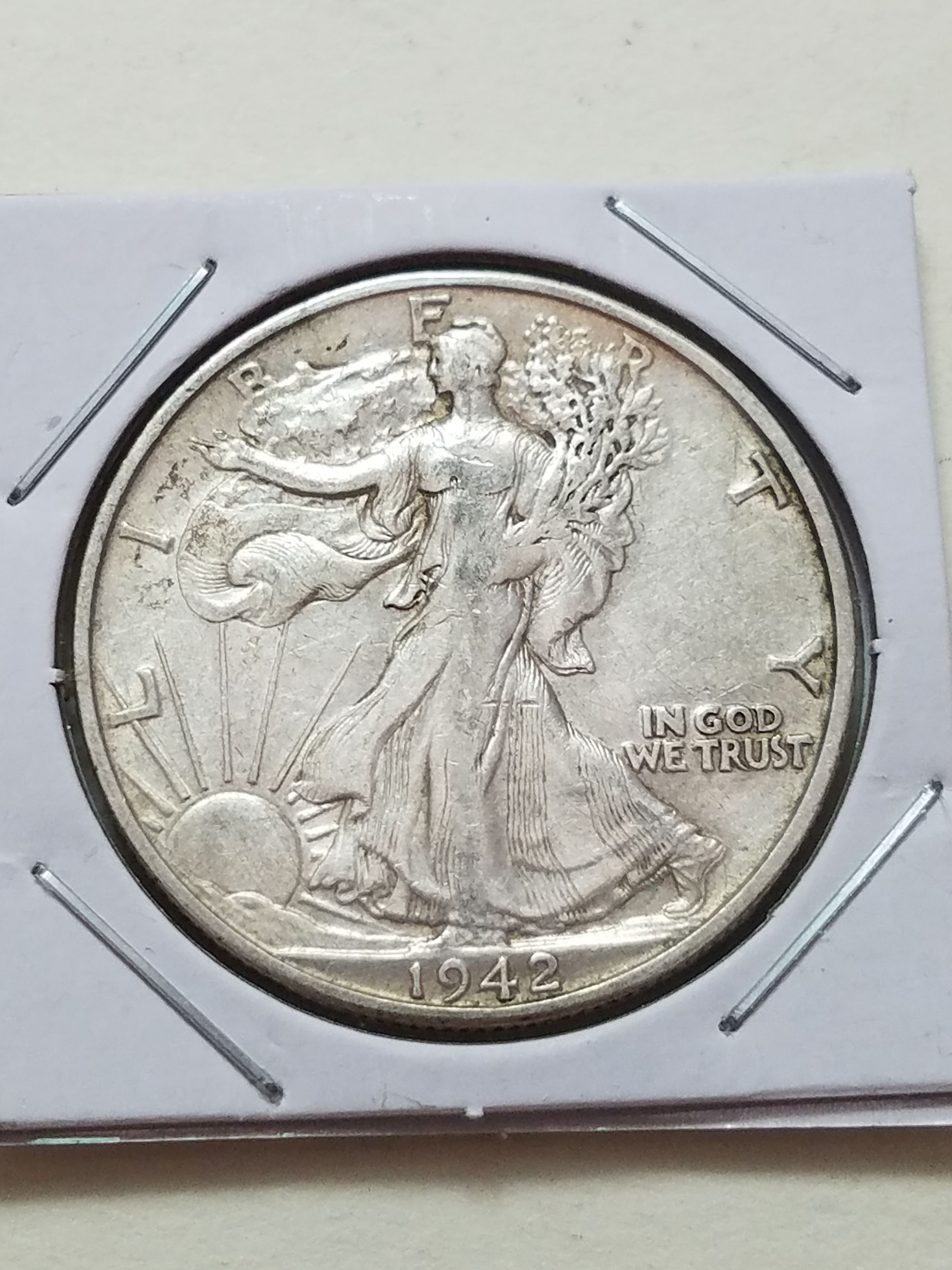 1942 D Walking Liberty Silver Half Dollar - For Sale, Buy Now Online ...