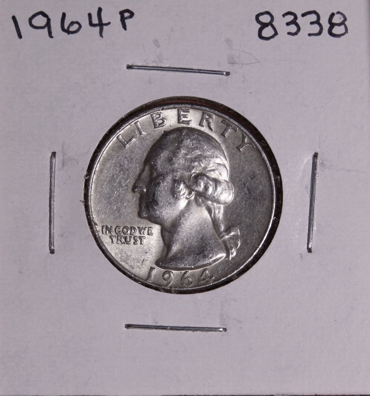 1964 P WASHINGTON QUARTER #8338 - For Sale, Buy Now Online - Item #836076