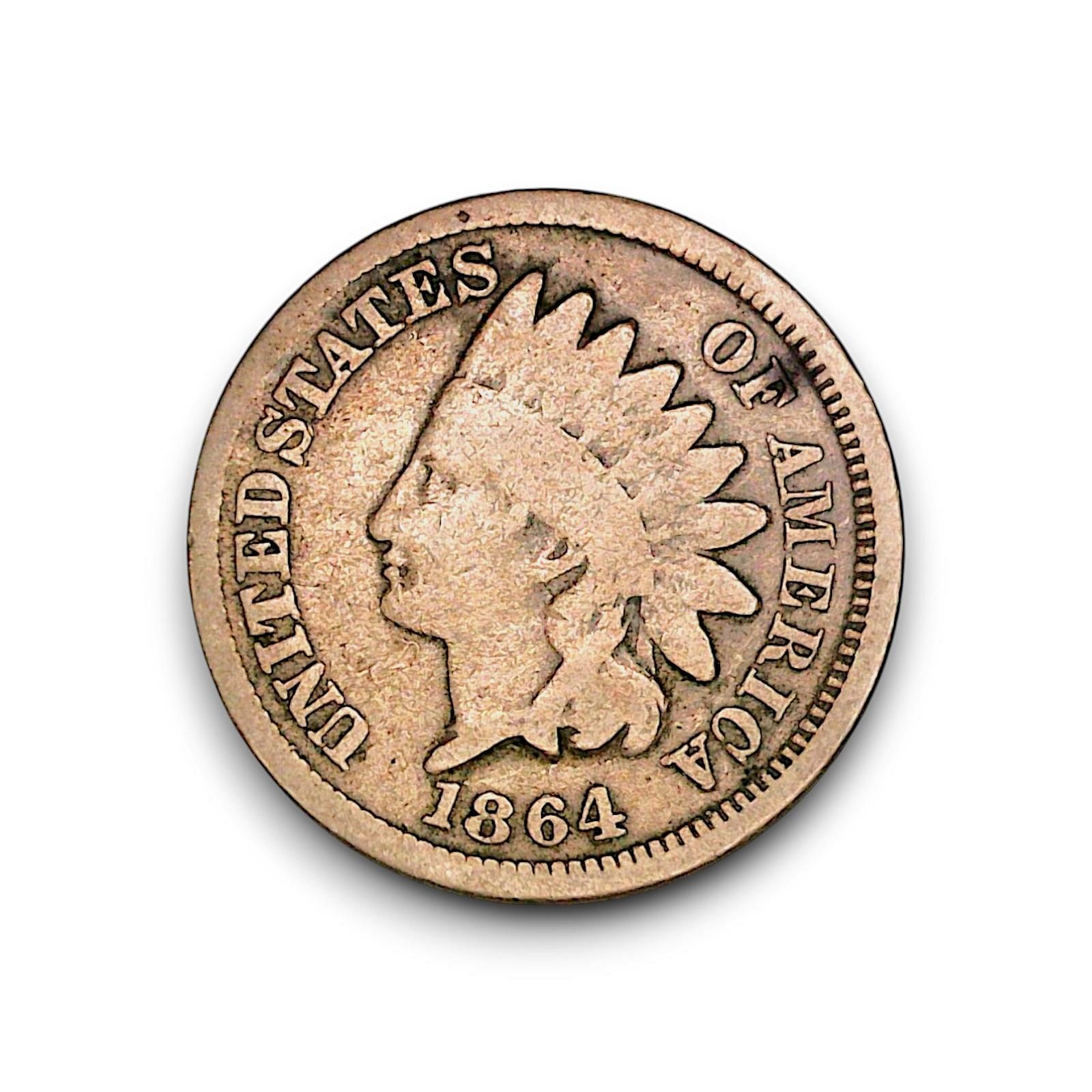 1864 Indian Head Cent *Copper-Nickel* - For Sale, Buy Now Online - Item ...