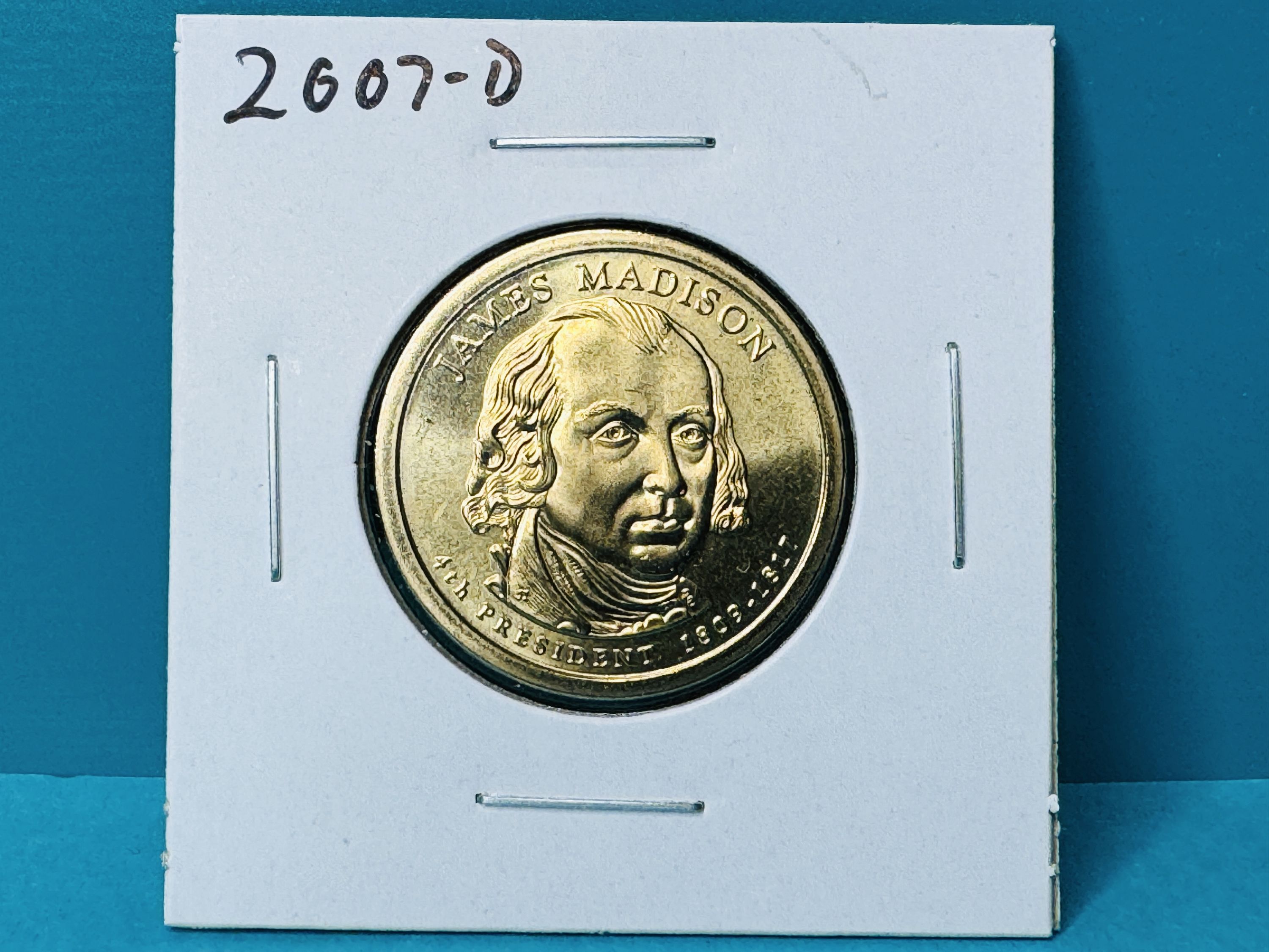 2007-D James Madison Presidential Dollar - For Sale, Buy Now Online
