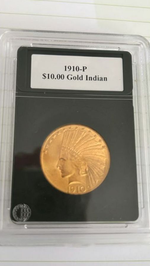 1910 p 10 gold indian coin us mint for sale buy now online item