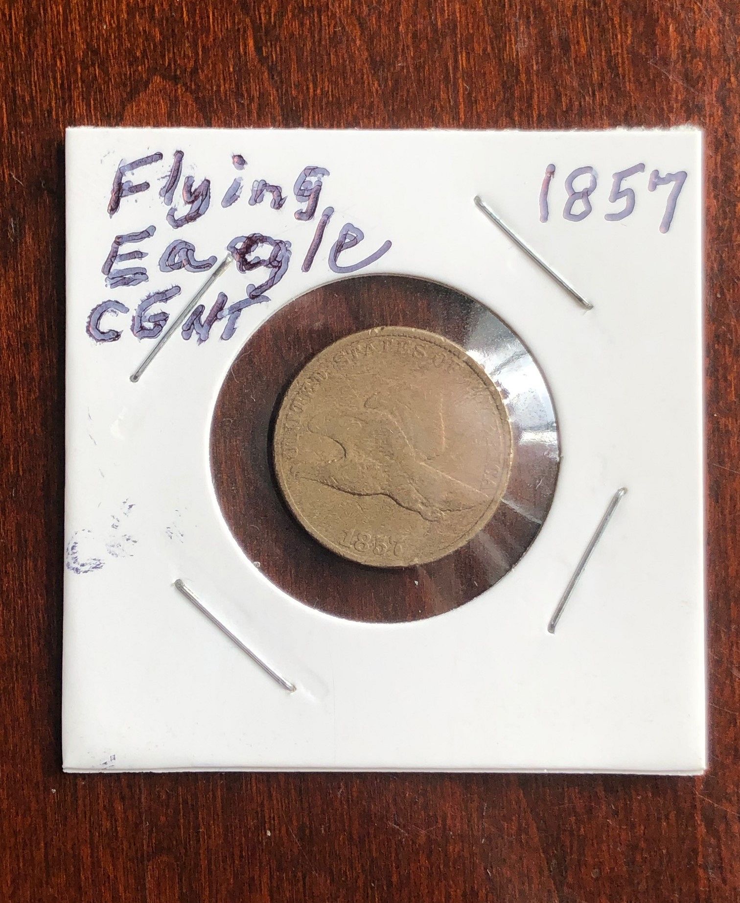 NOT The RARE $7.5K Value 1956 FEC, BUT The 1857 Flying Eagle Cent ...