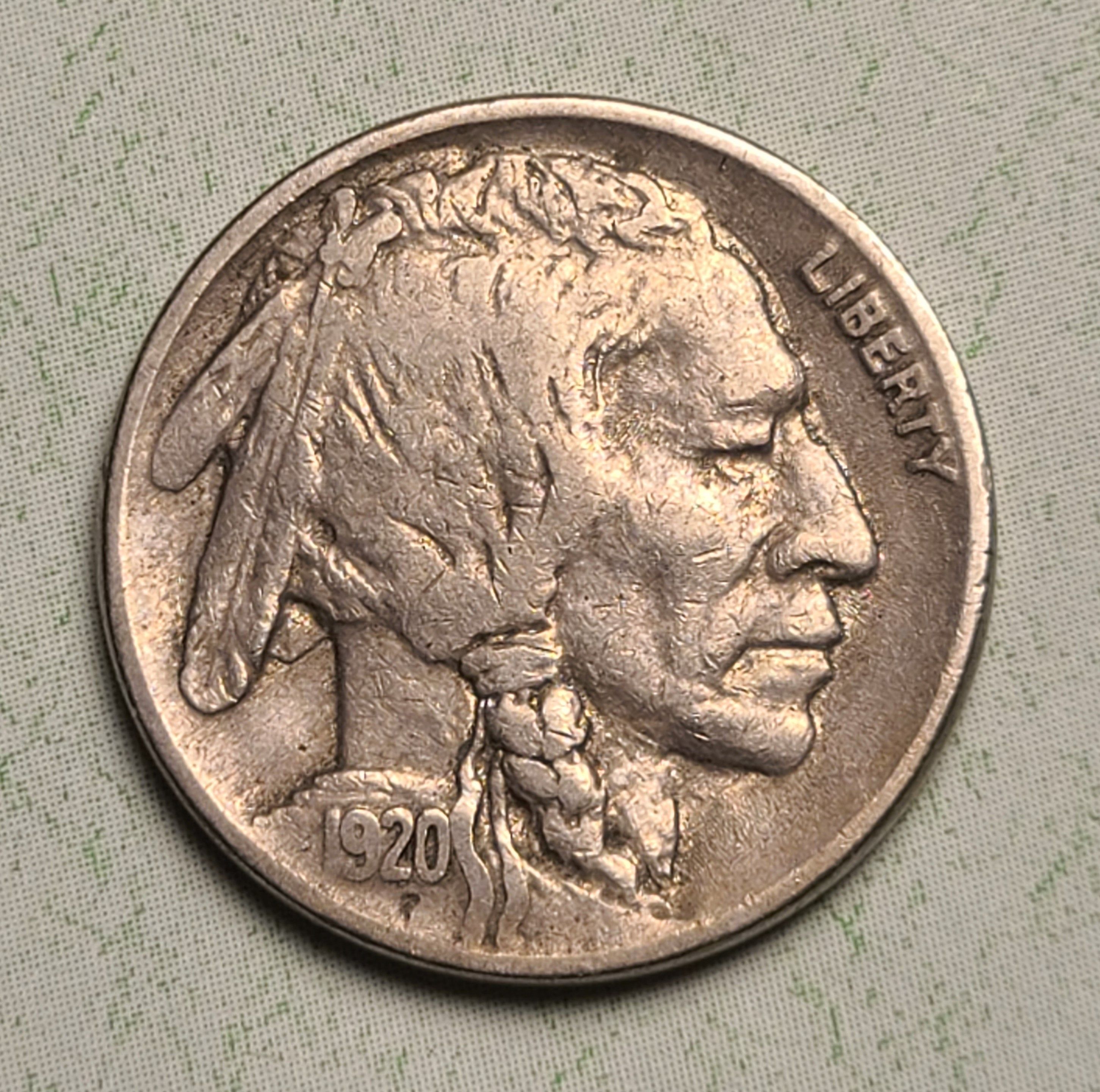 1920 Buffalo Nickel Very Fine-30 - For Sale, Buy Now Online - Item #844884