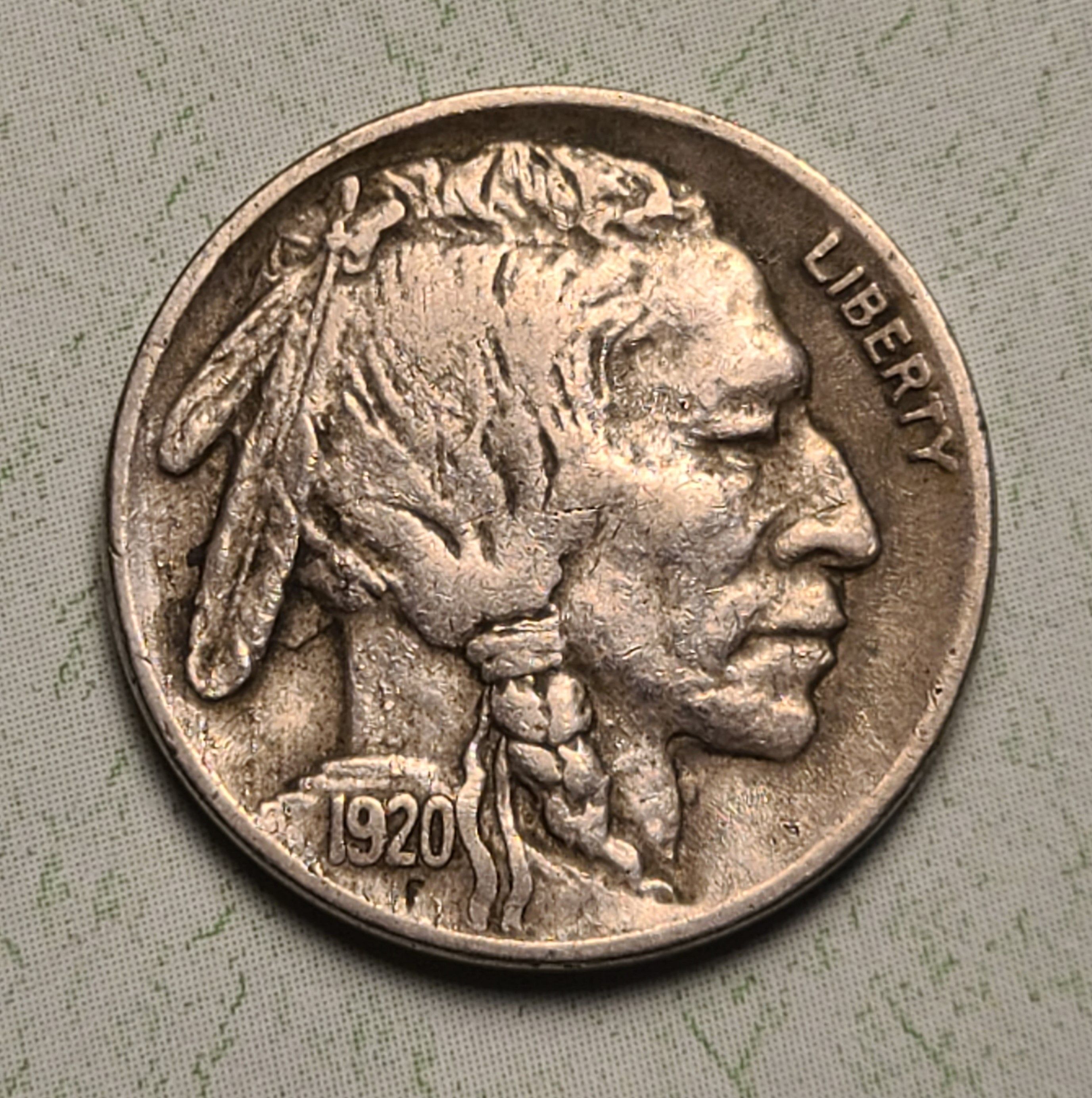1920 Buffalo Nickel Extra Fine-40 - For Sale, Buy Now Online - Item #844886