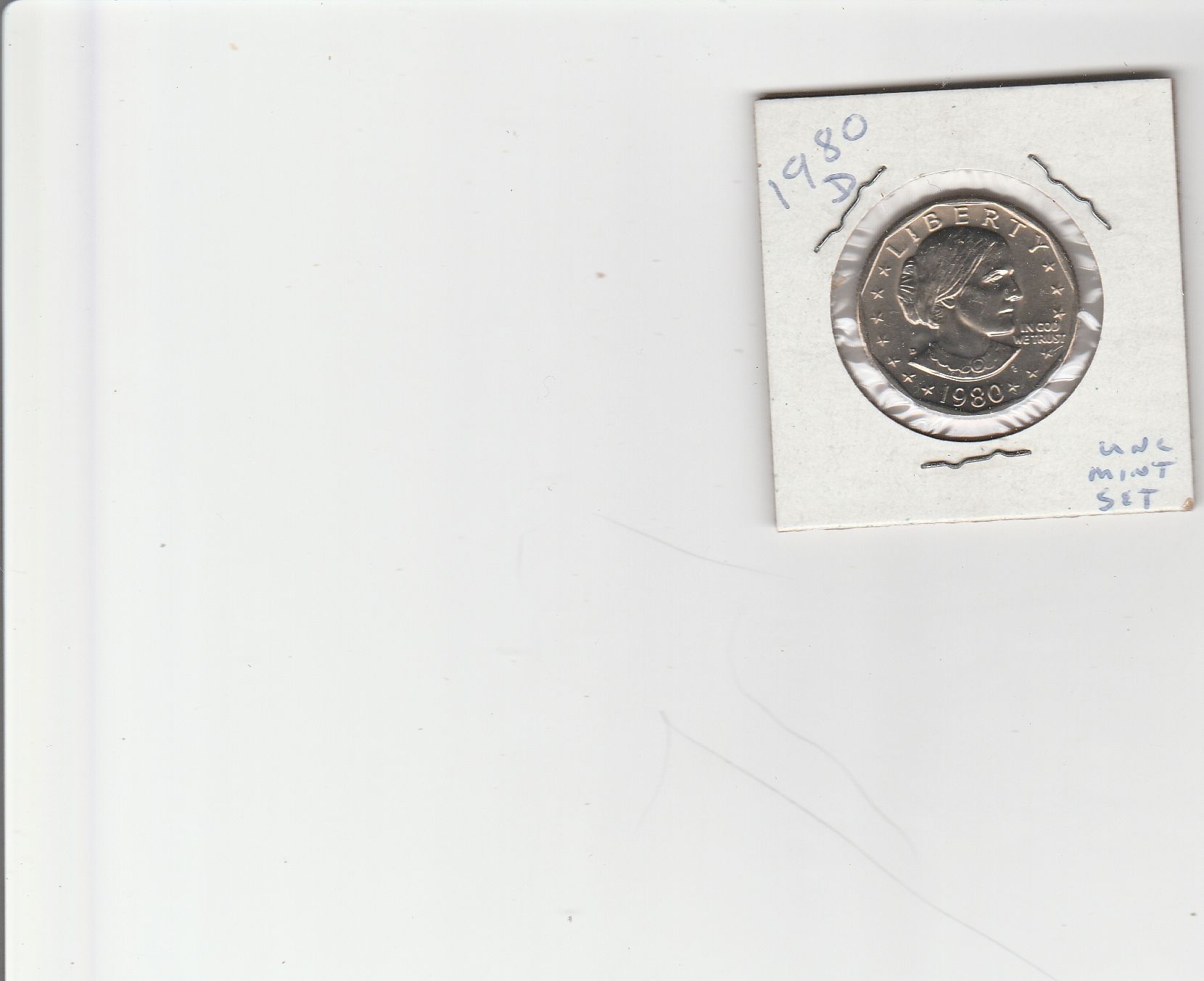 1980 D SUSAN B. ANTHONY DOLLAR - For Sale, Buy Now Online - Item #855985