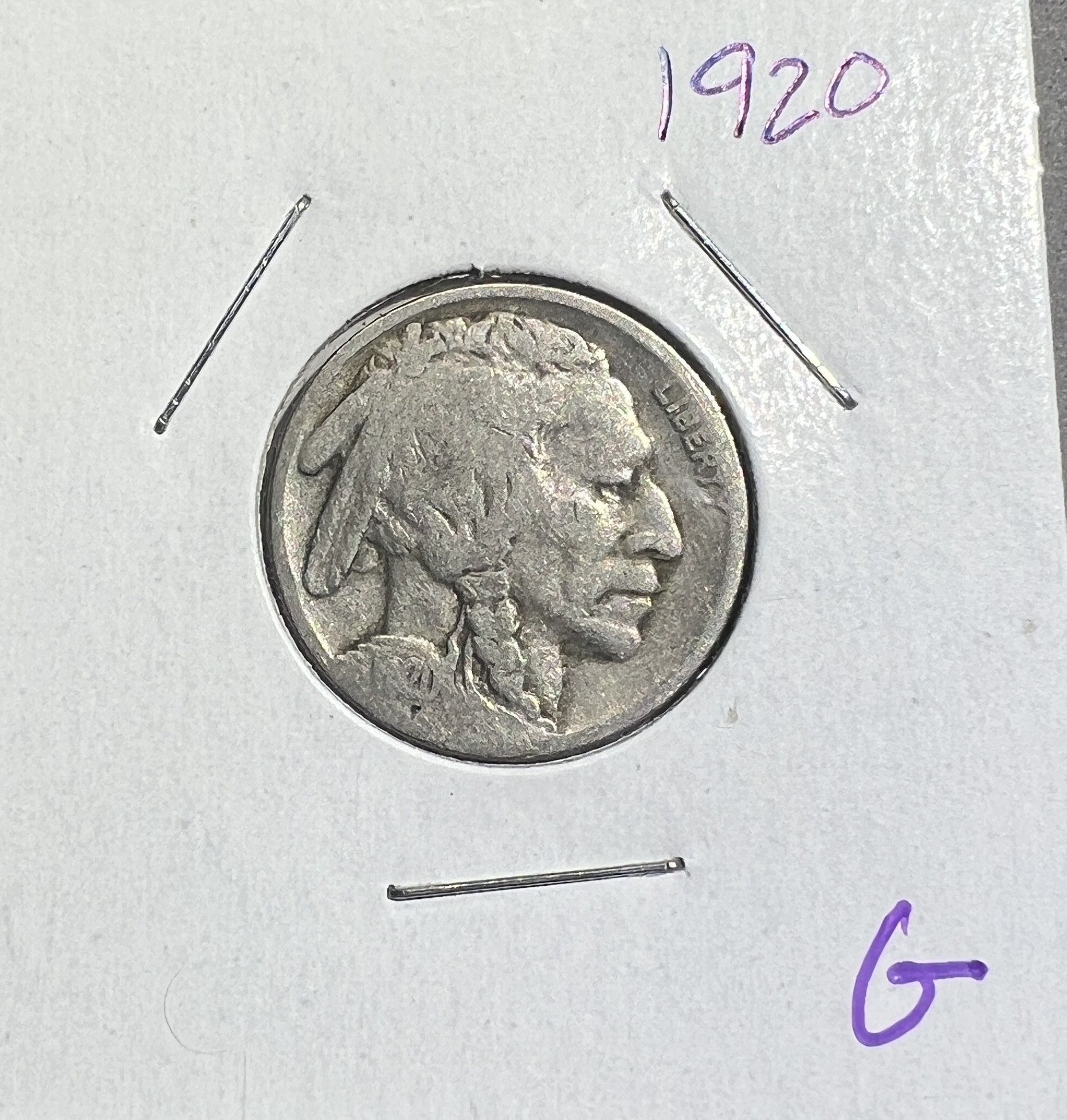 1920 Buffalo Nickel #3371 - For Sale, Buy Now Online - Item #856090