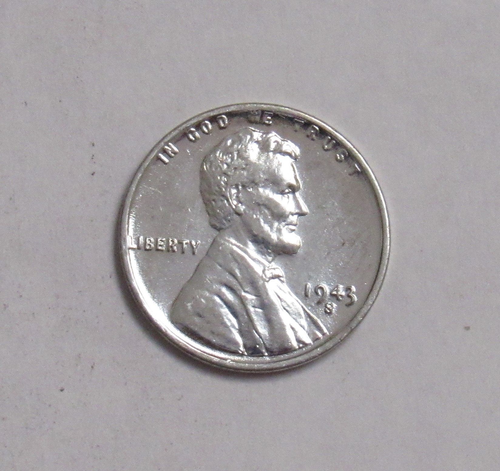 1943 S Lincoln Wheat Cent, AU/BU: Steel Cent - For Sale, Buy Now Online ...