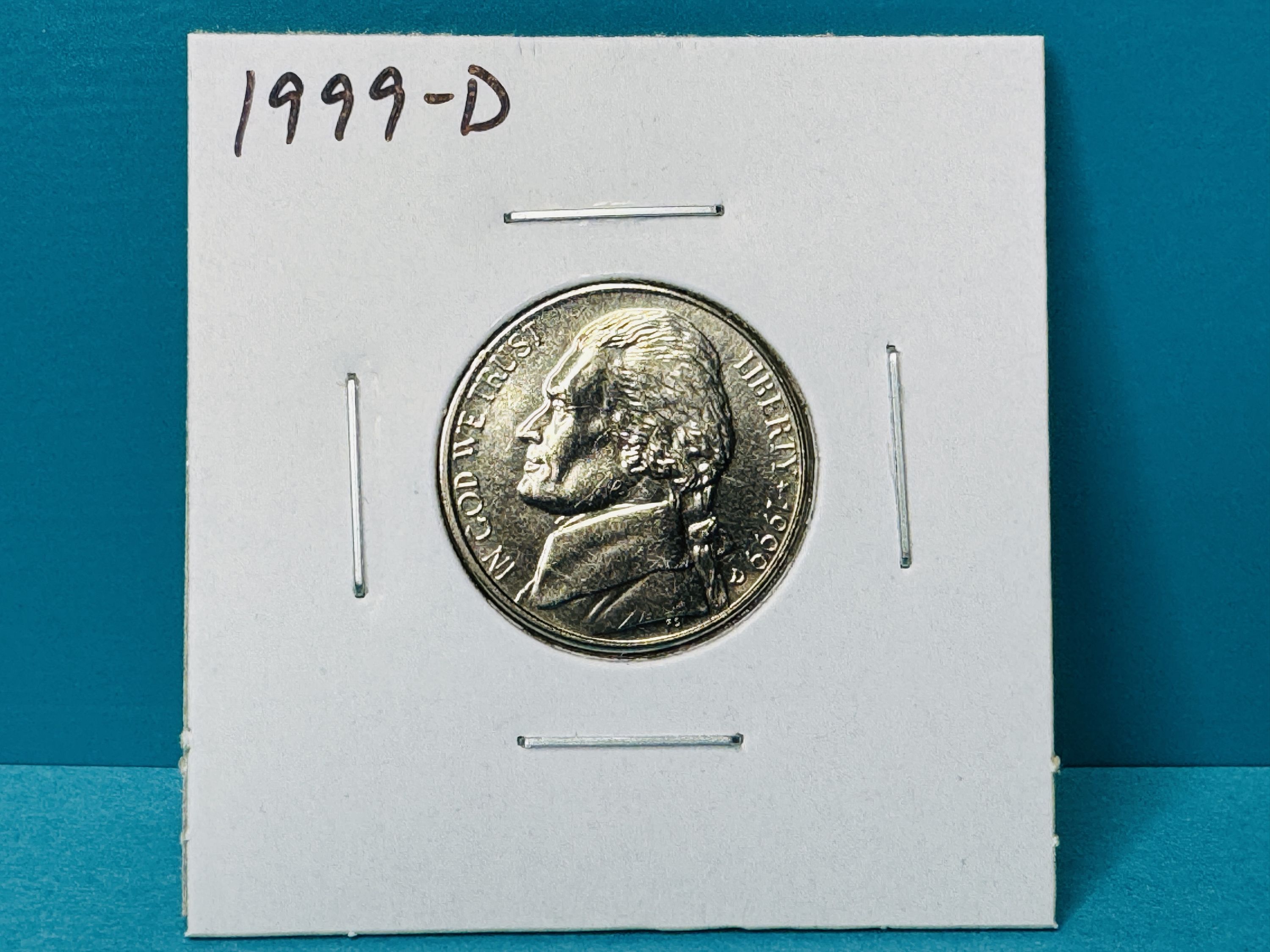 1999-D Jefferson Nickel - For Sale, Buy Now Online - Item #867416