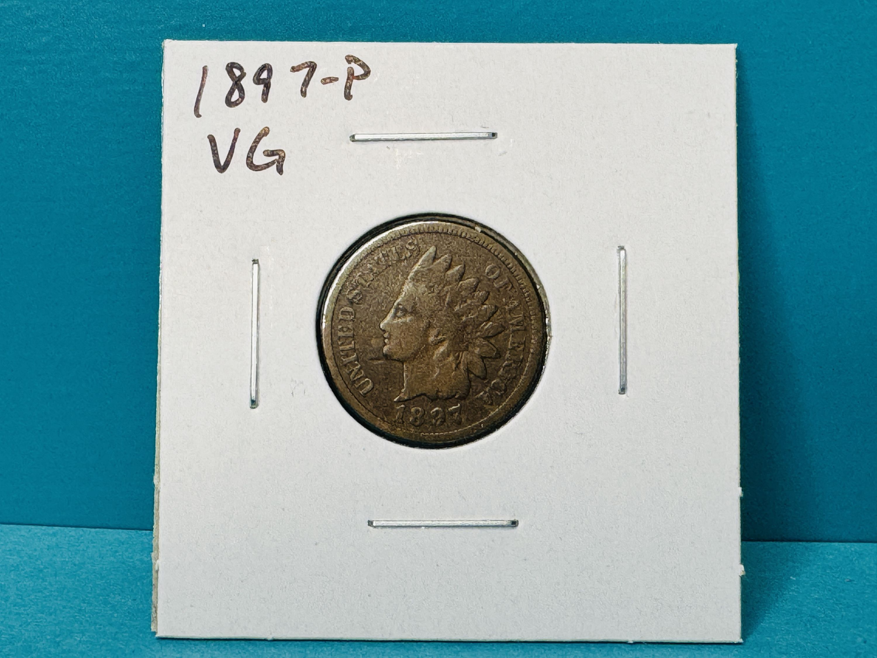 1897-P Indian Head Cent - For Sale, Buy Now Online - Item #867502