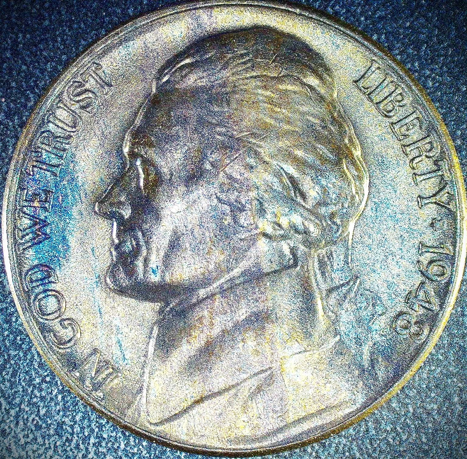 1948 D Jefferson Nickel Toned - For Sale, Buy Now Online - Item #873073