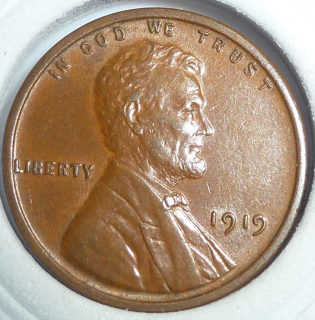 1919-P BROWN UNCIRCULATED Lincoln Wheat Cent (450-N) - For Sale, Buy ...