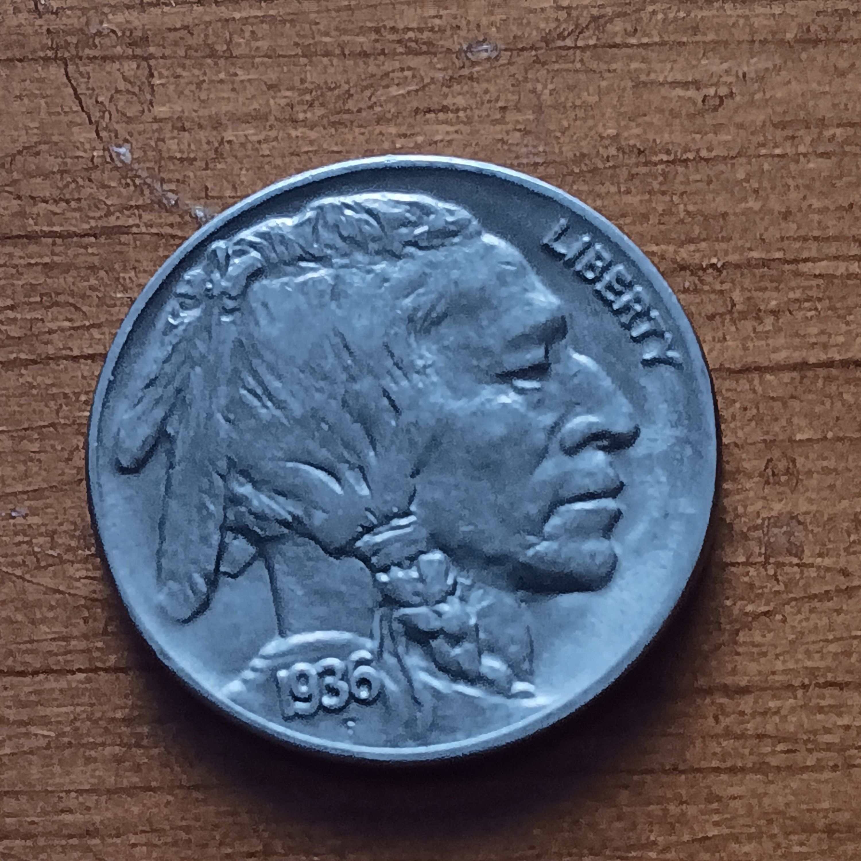 1936-P US Buffalo Nickel Five-Cent Piece - For Sale, Buy Now Online ...