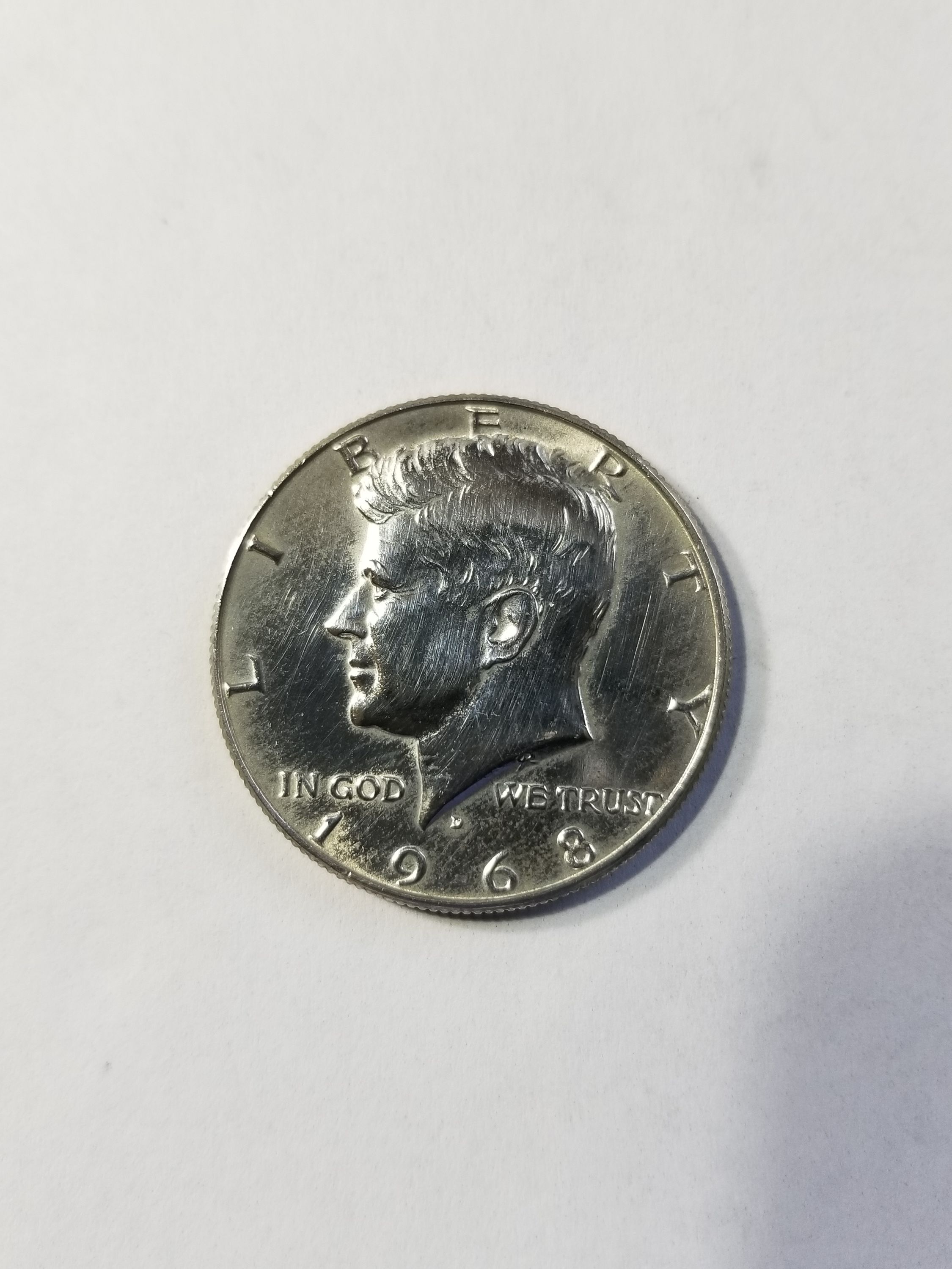 Mezzo Dollaro Kennedy In Argento 1968 - 1/2 Dollaro - Silver 400 - Qualità SUP - Foto 9