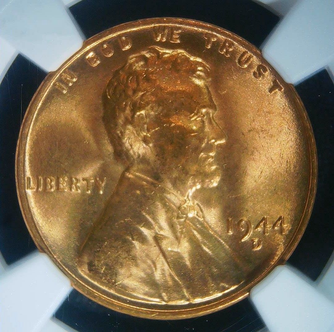 Nice 1944-D Lincoln Cent certified MS 66 RD, by NGC - For Sale, Buy Now ...