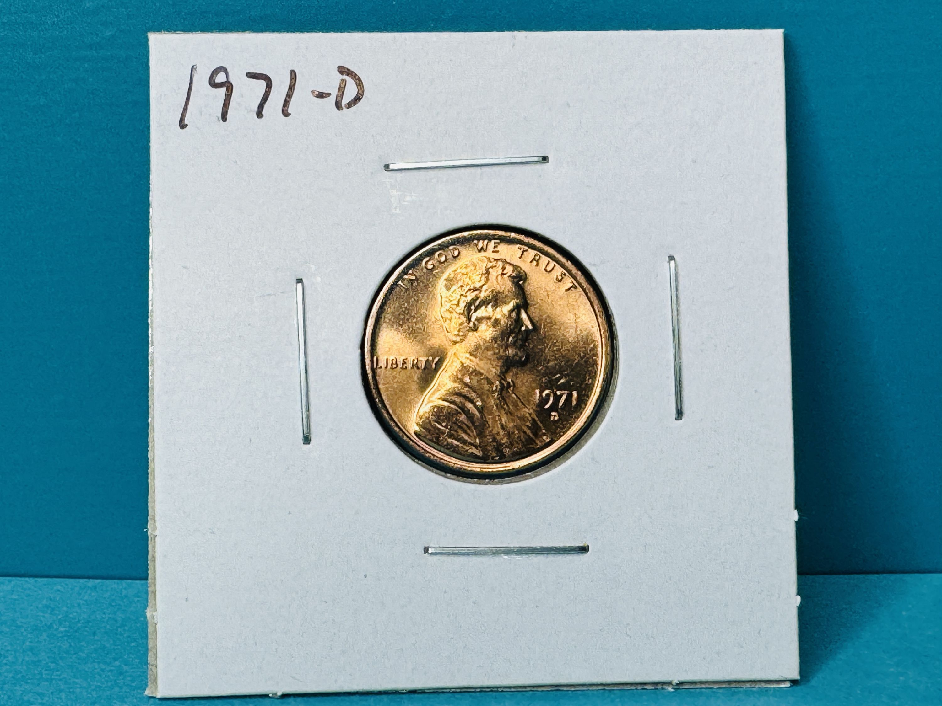 1971-D Lincoln Memorial Cent - For Sale, Buy Now Online - Item #887216