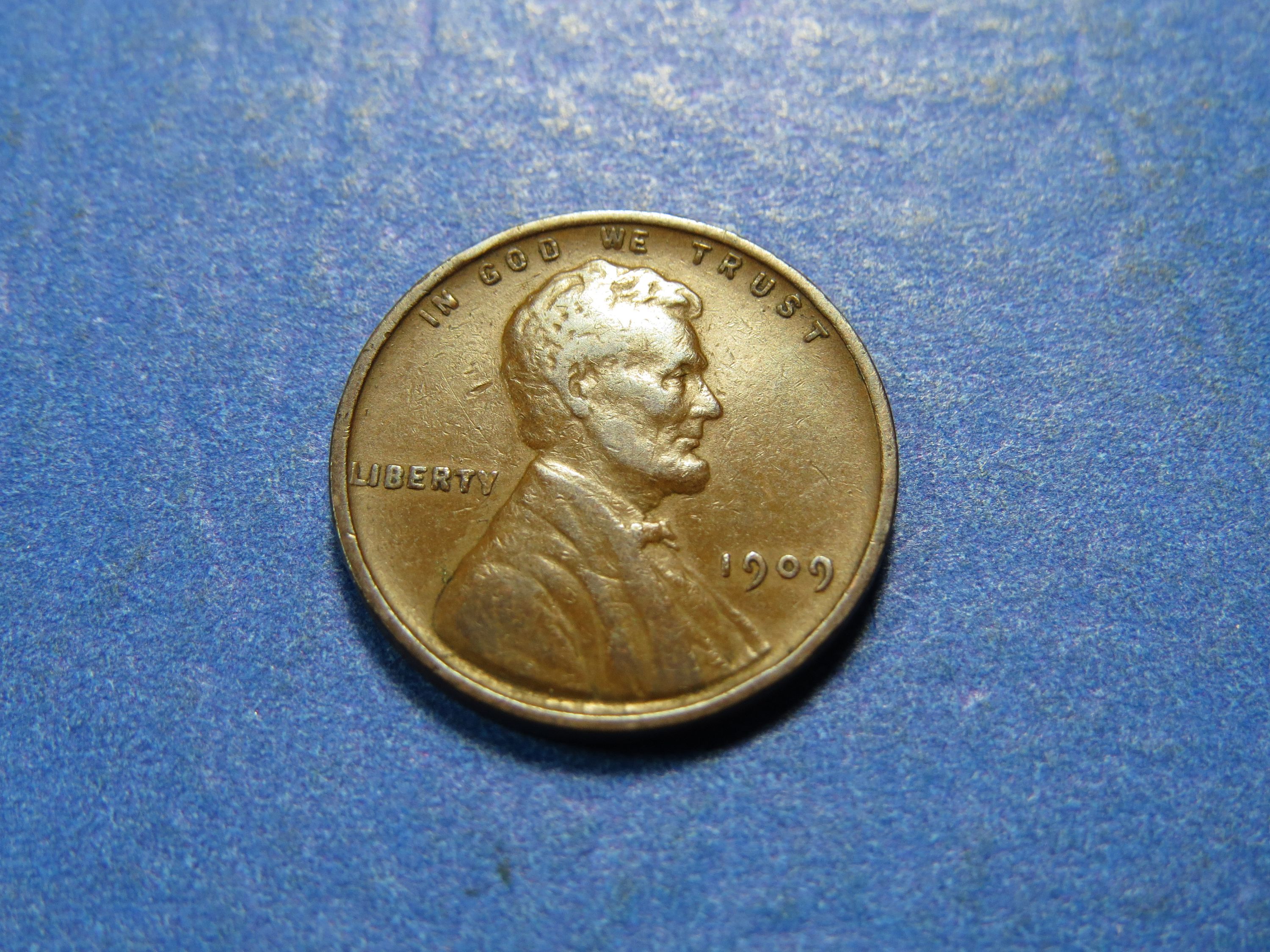 1909-V.D.B. LINCOLN WHEAT CENT - LOT H740 - For Sale, Buy Now Online ...