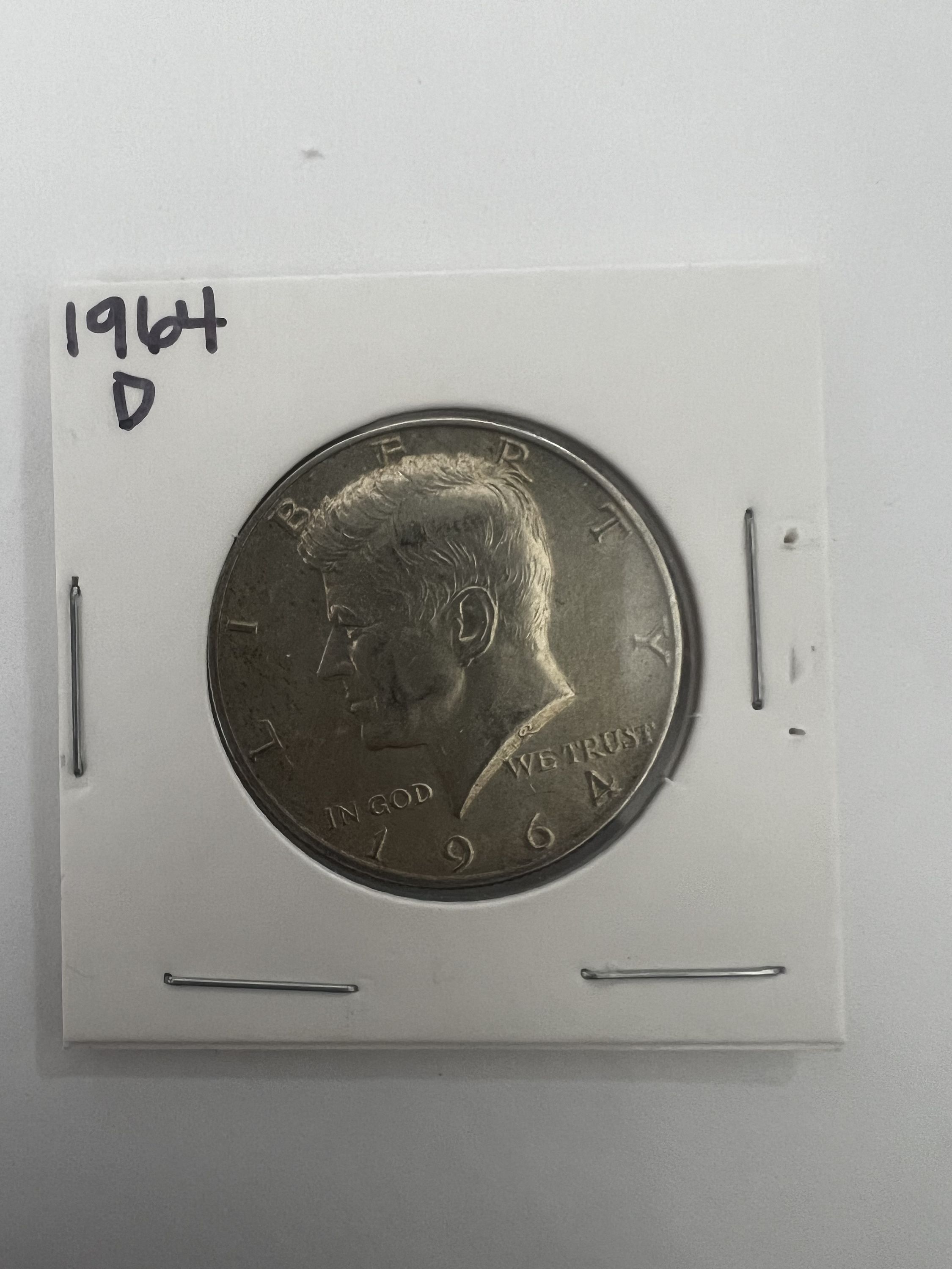 Demi-dollar De John F. Kennedy Image stock - Image du découpage
