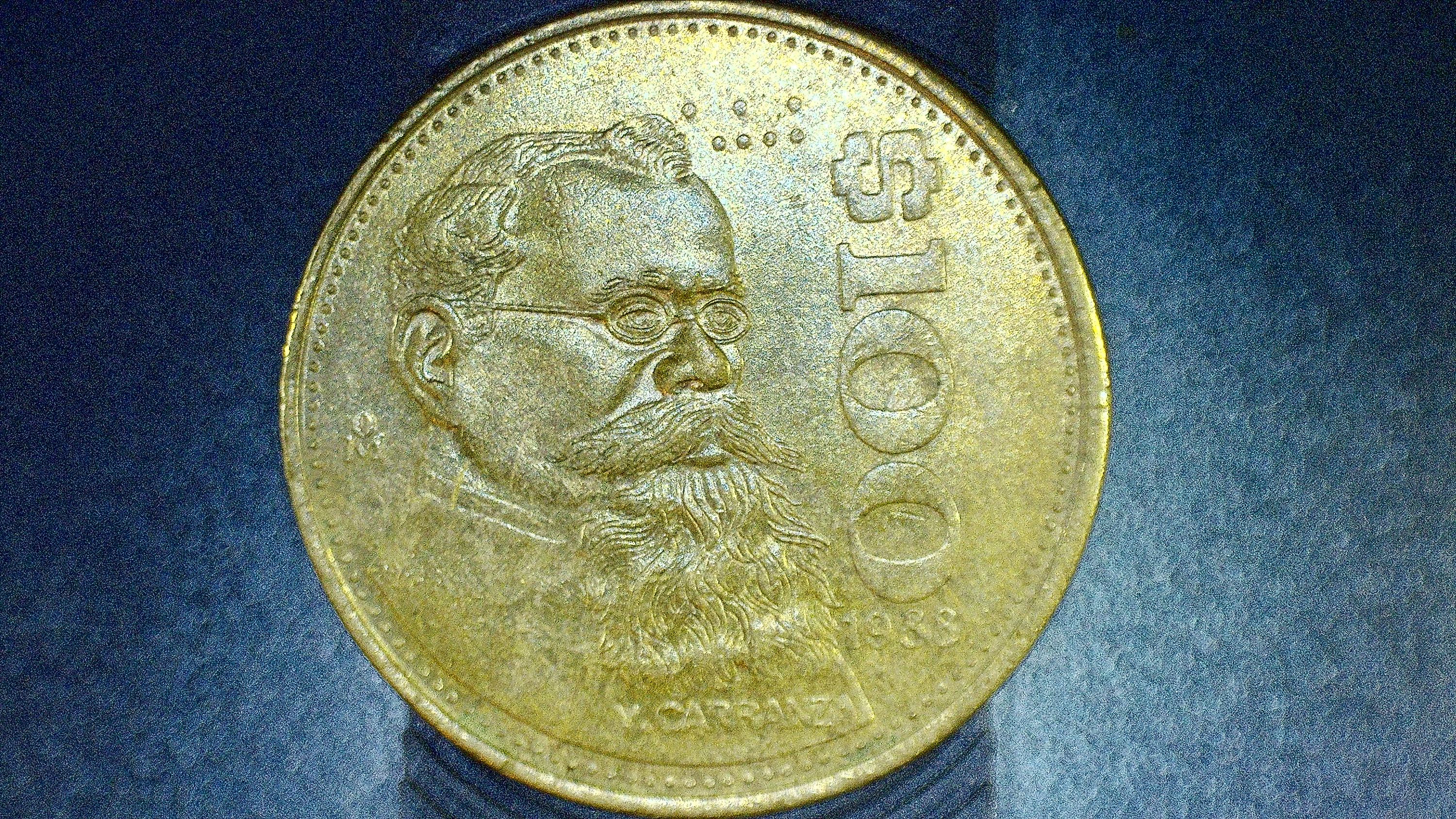Mexico 1988 $100 PESOS Coin with Venustiano Carranza - For Sale, Buy ...