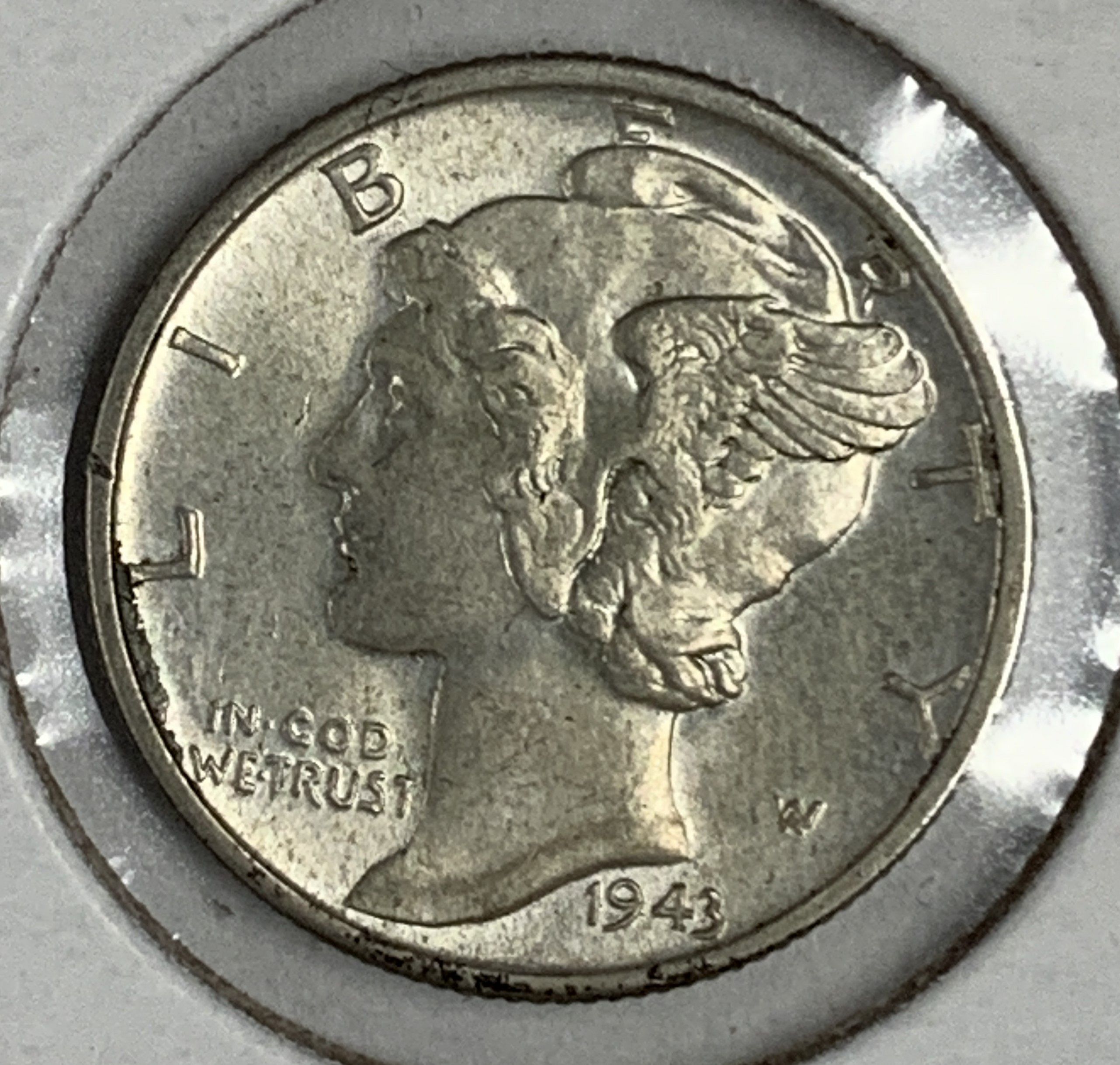 1943 Mercury Head Dime, MS60+. (9058) - For Sale, Buy Now Online - Item ...