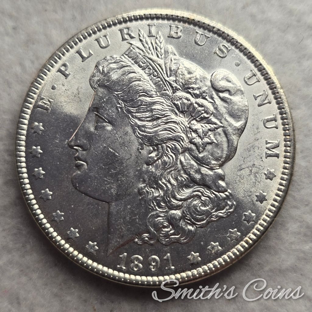 1891 ~ Morgan Dollar ~ BU - For Sale, Buy Now Online - Item #915887