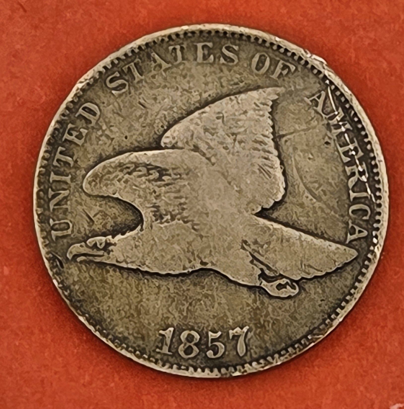 1857-P Flying Eagle Small Cent, VG/Fine Condition, Original Pics, Fast ...