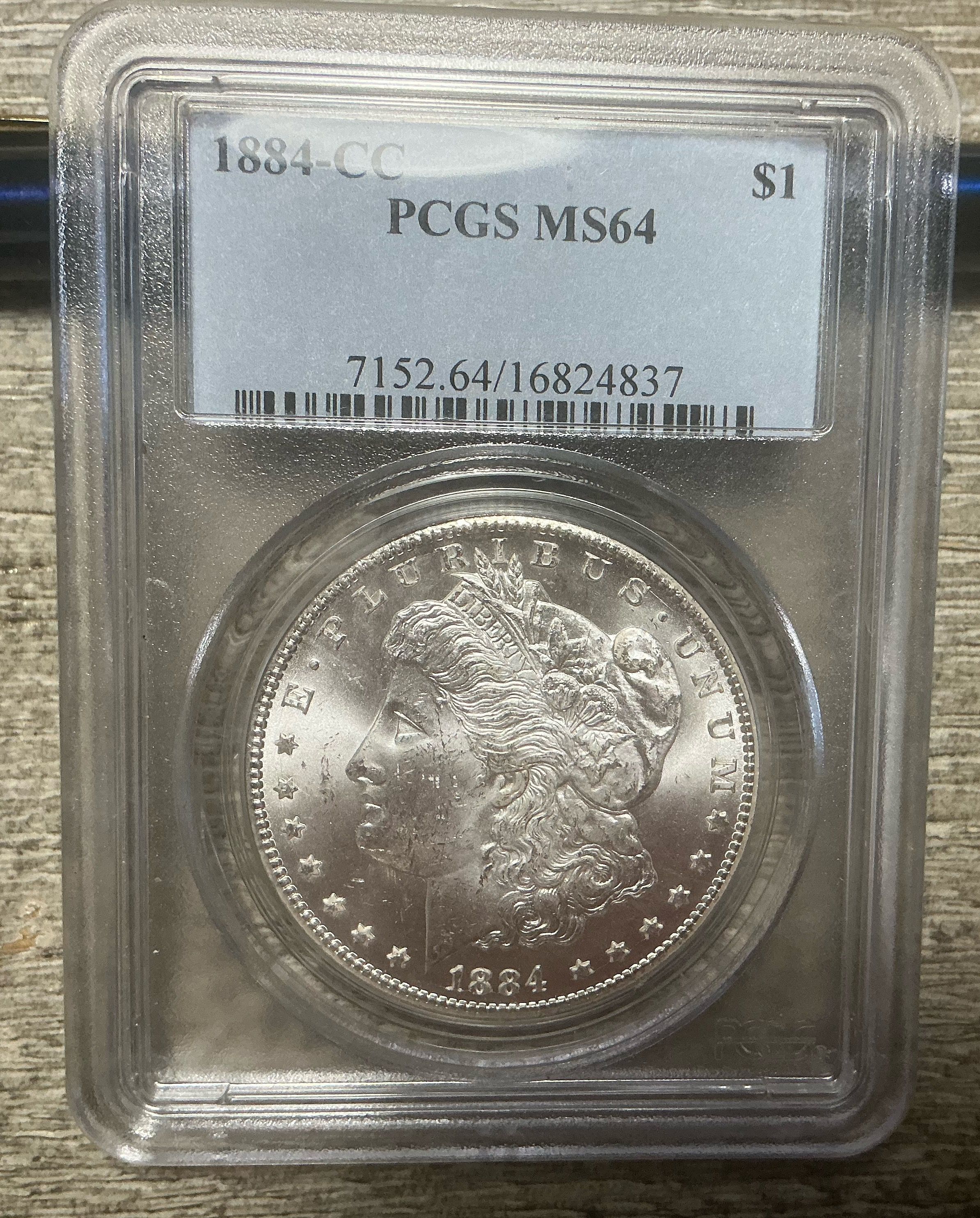Beautiful Crisp 1884 CC Morgan graded MS64 by NGC - For Sale, Buy Now ...