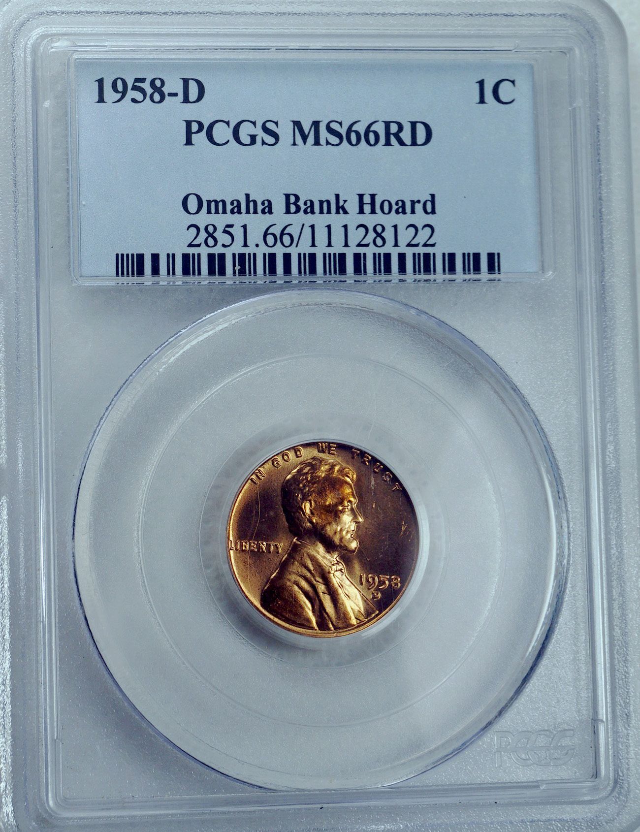 1958 D Lincoln Cent --- Omaha Bank Hoard - For Sale, Buy Now Online ...