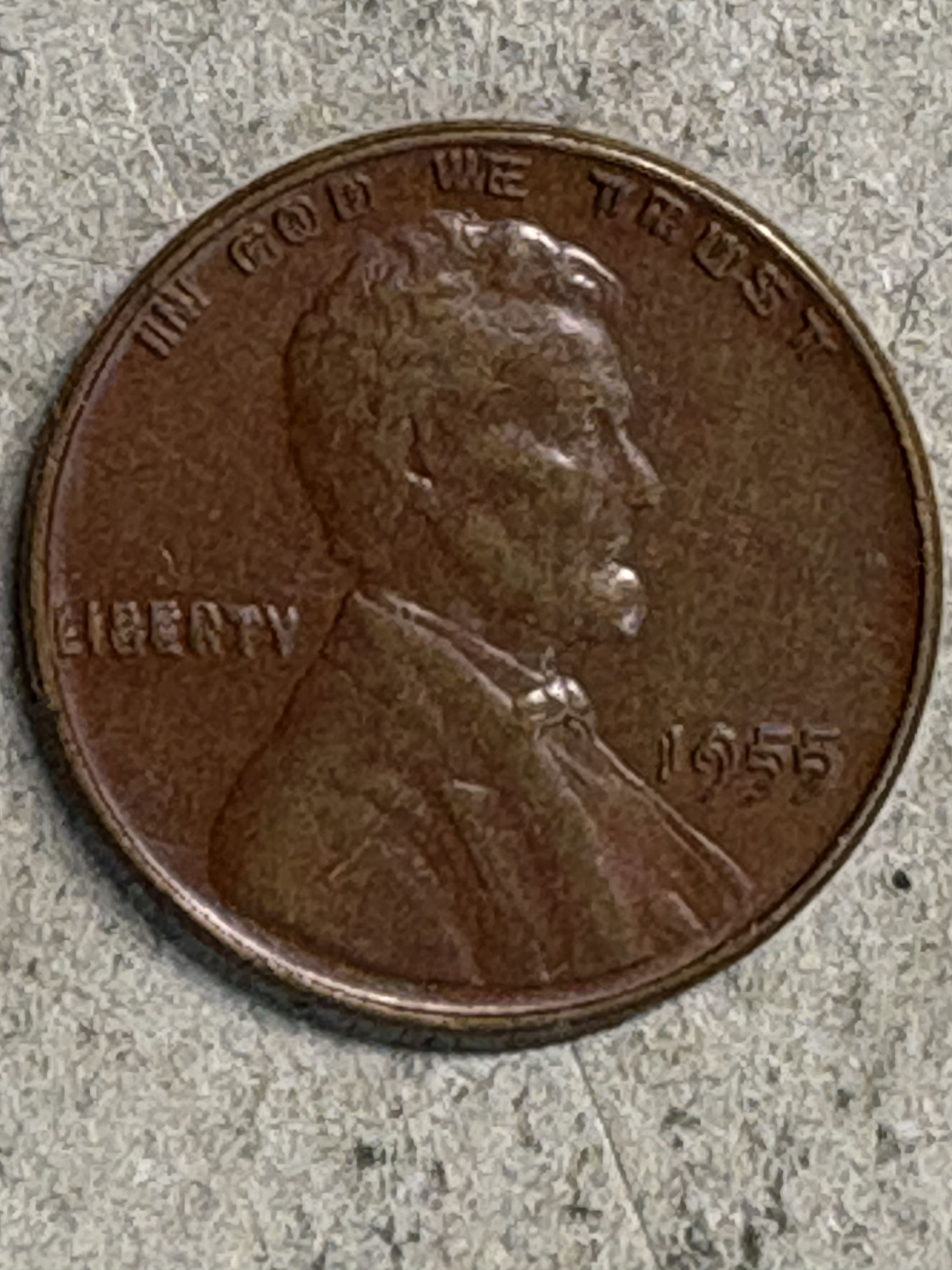 1955/1955 Double Die Obverse Lincoln Cent MS60+ BN - For Sale, Buy Now ...