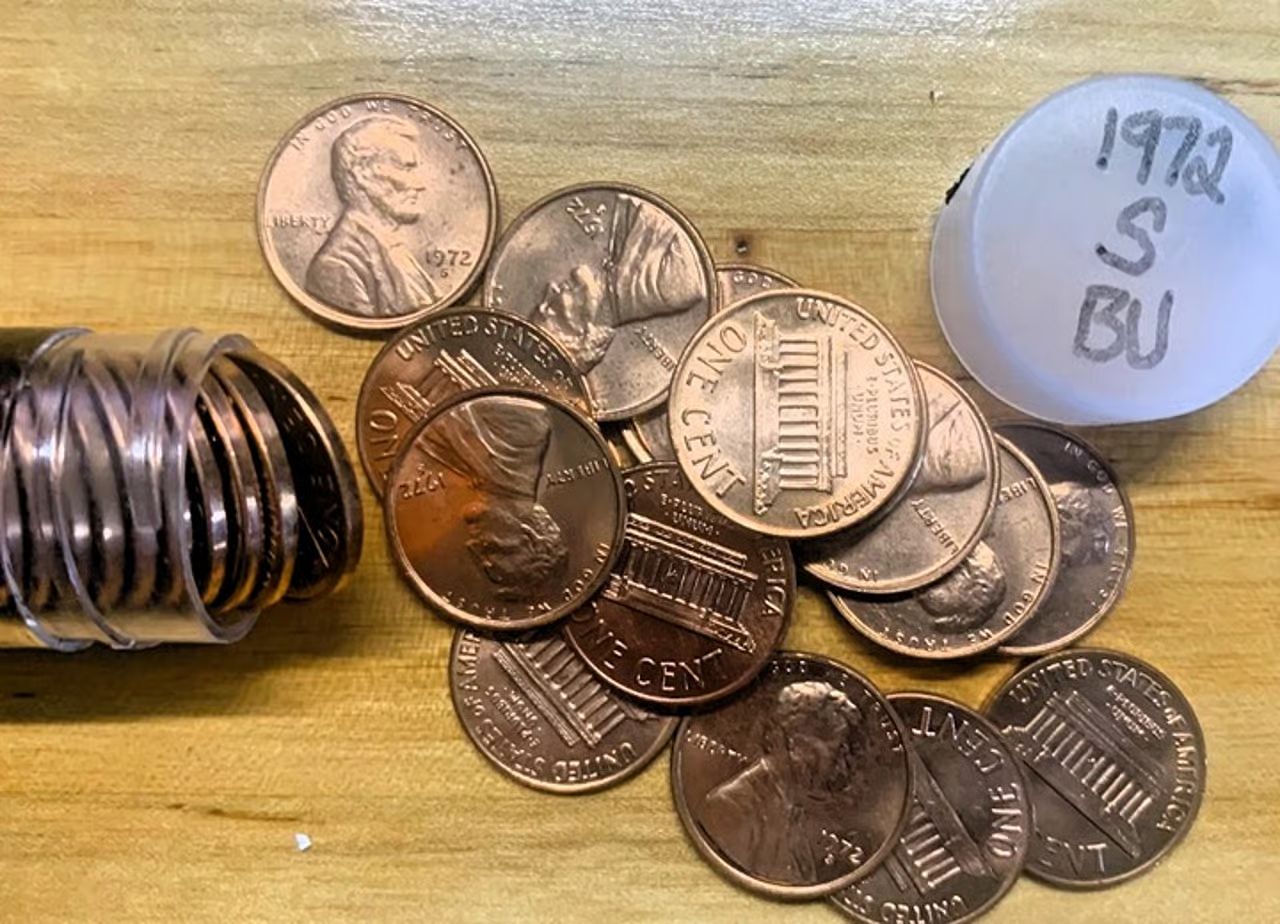 Bu Incon 1972 S Full Roll of BU Lincoln Memorial Cents - For Sale, Buy Now ...