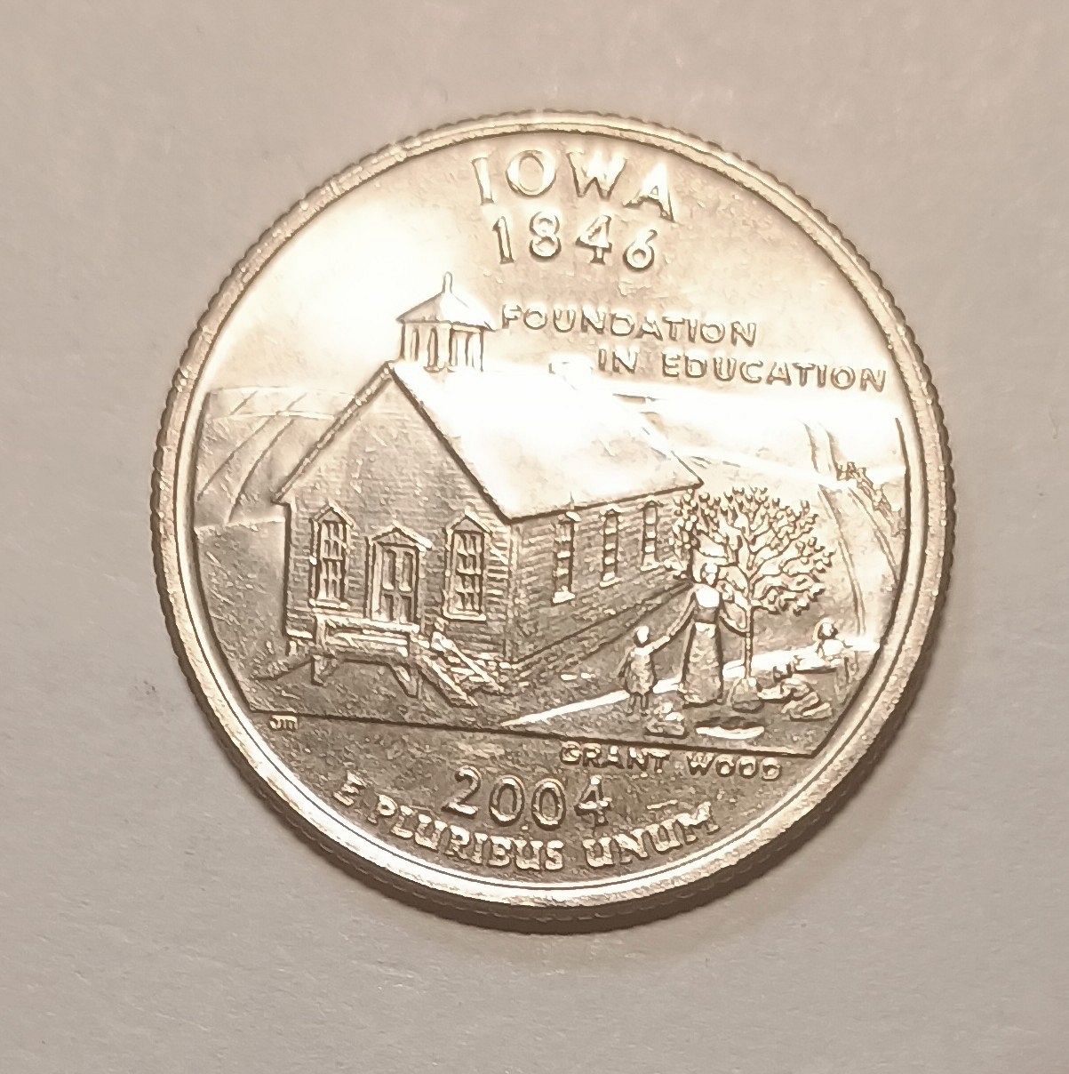 2004 D Iowa State Quarter Foundation In Education Uncirculated 