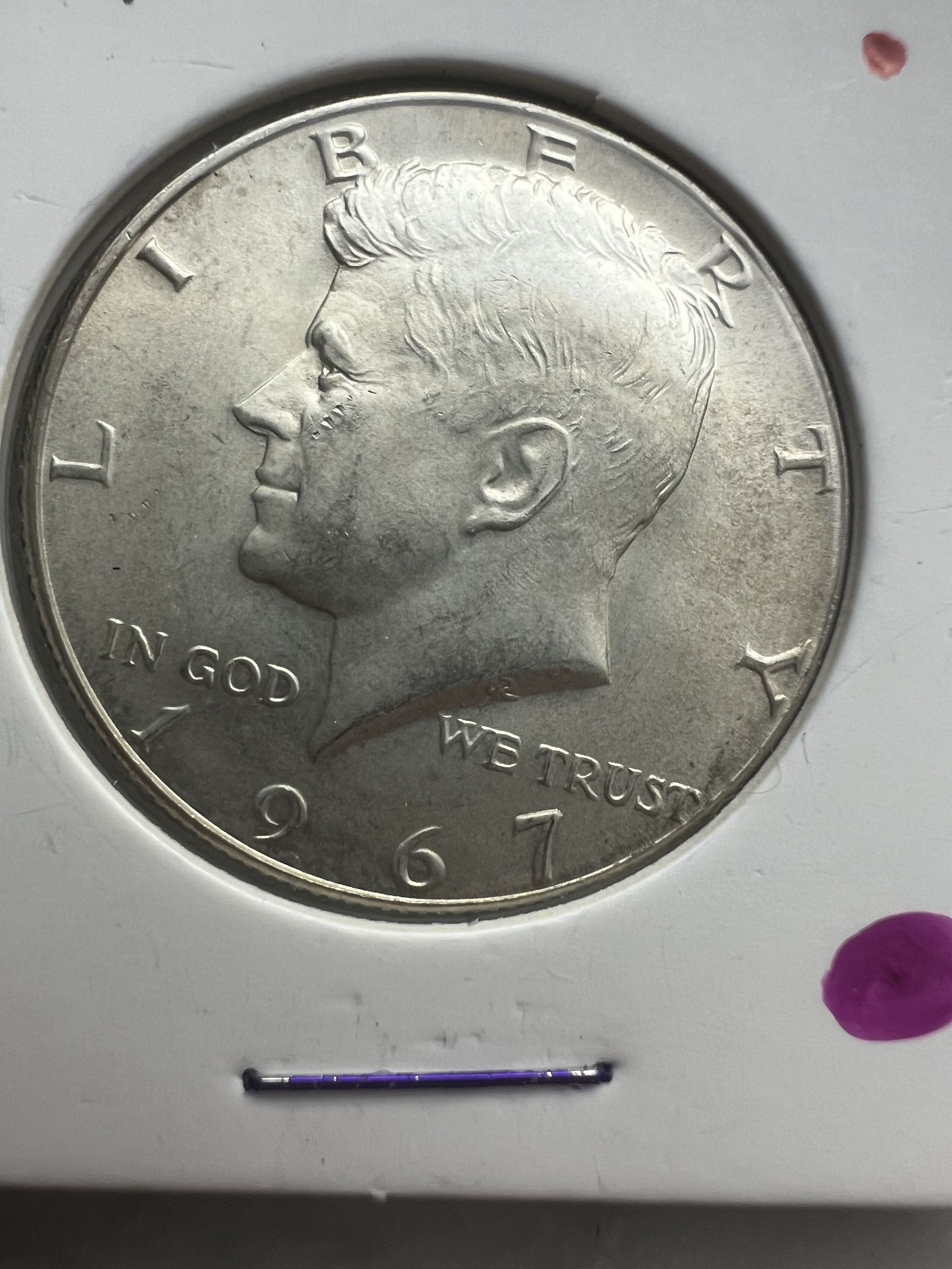 1967 Kennedy Half Dollar (AU) - For Sale, Buy Now Online - Item #931667