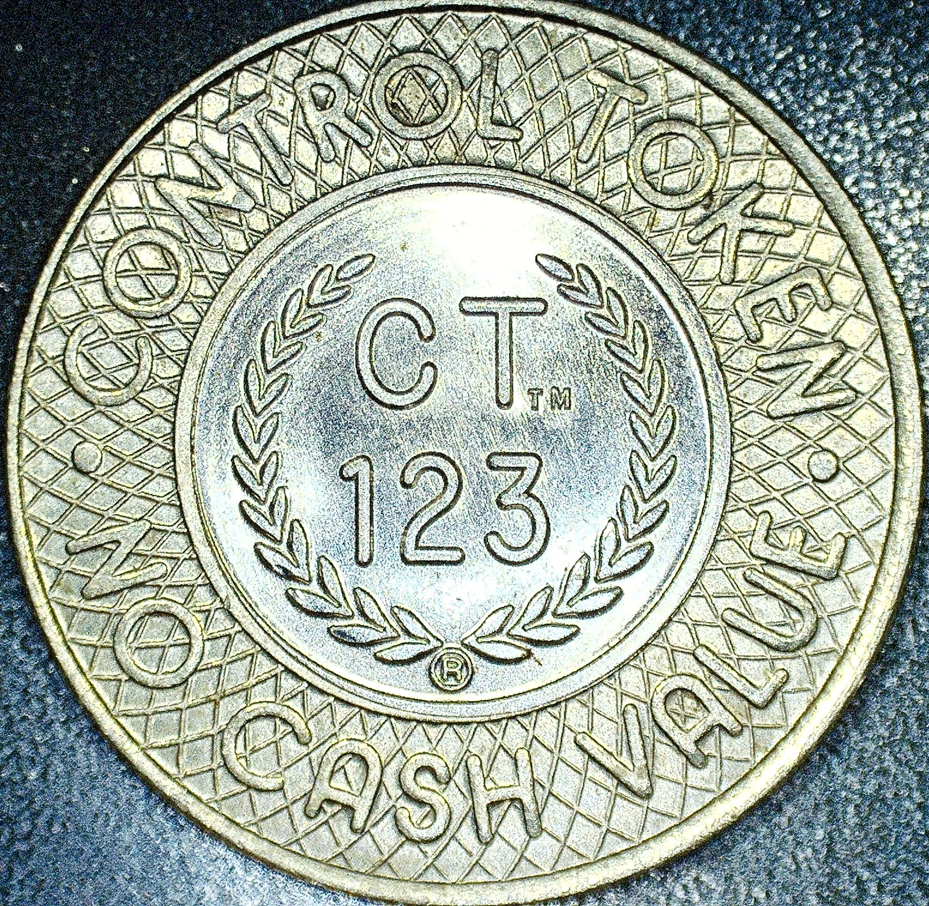Control Token - CT VB 123 - For Sale, Buy Now Online - Item #939157