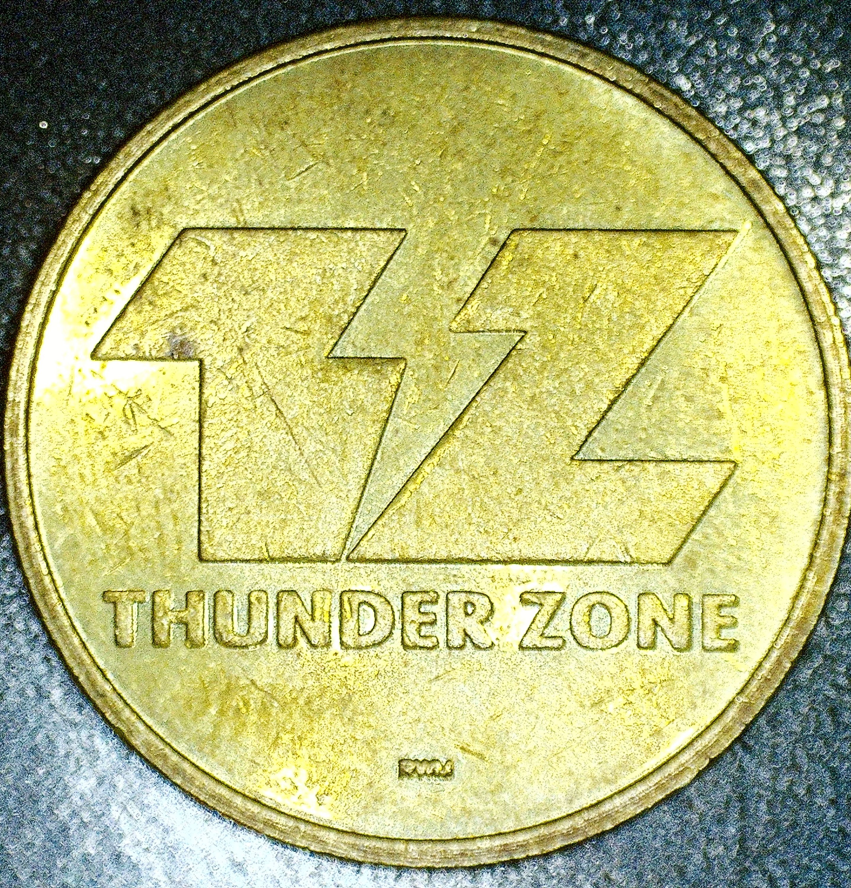 Thunder Zone Lubbock, TX Arcade Game Token 22mm For Sale,