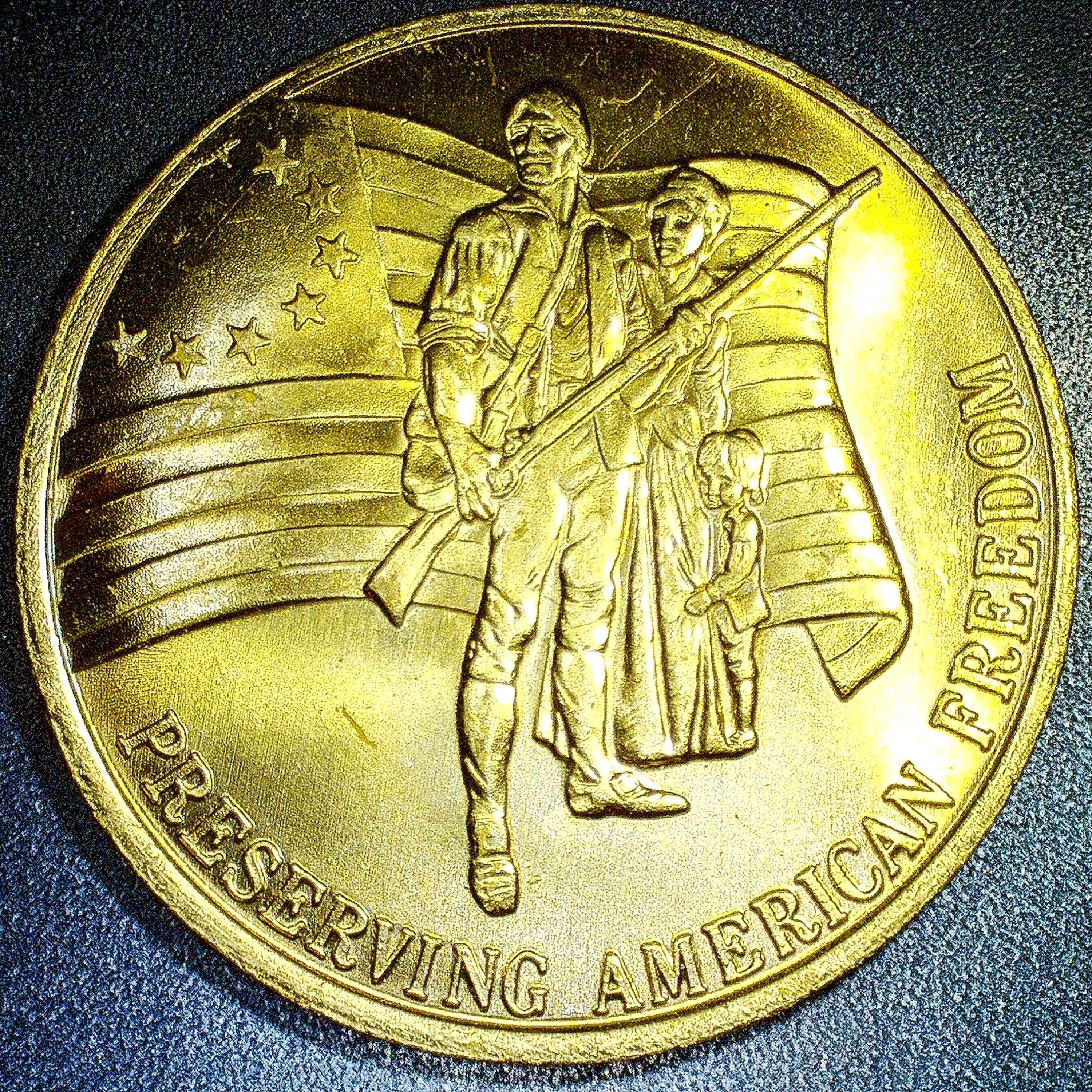 1978 Preserving American Freedom Gold Medal/Token/Doubloon - For Sale ...