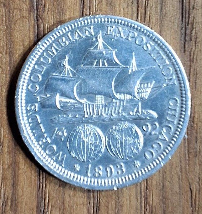 1893 Columbian Expo. Silver Half Dollar - For Sale, Buy Now Online