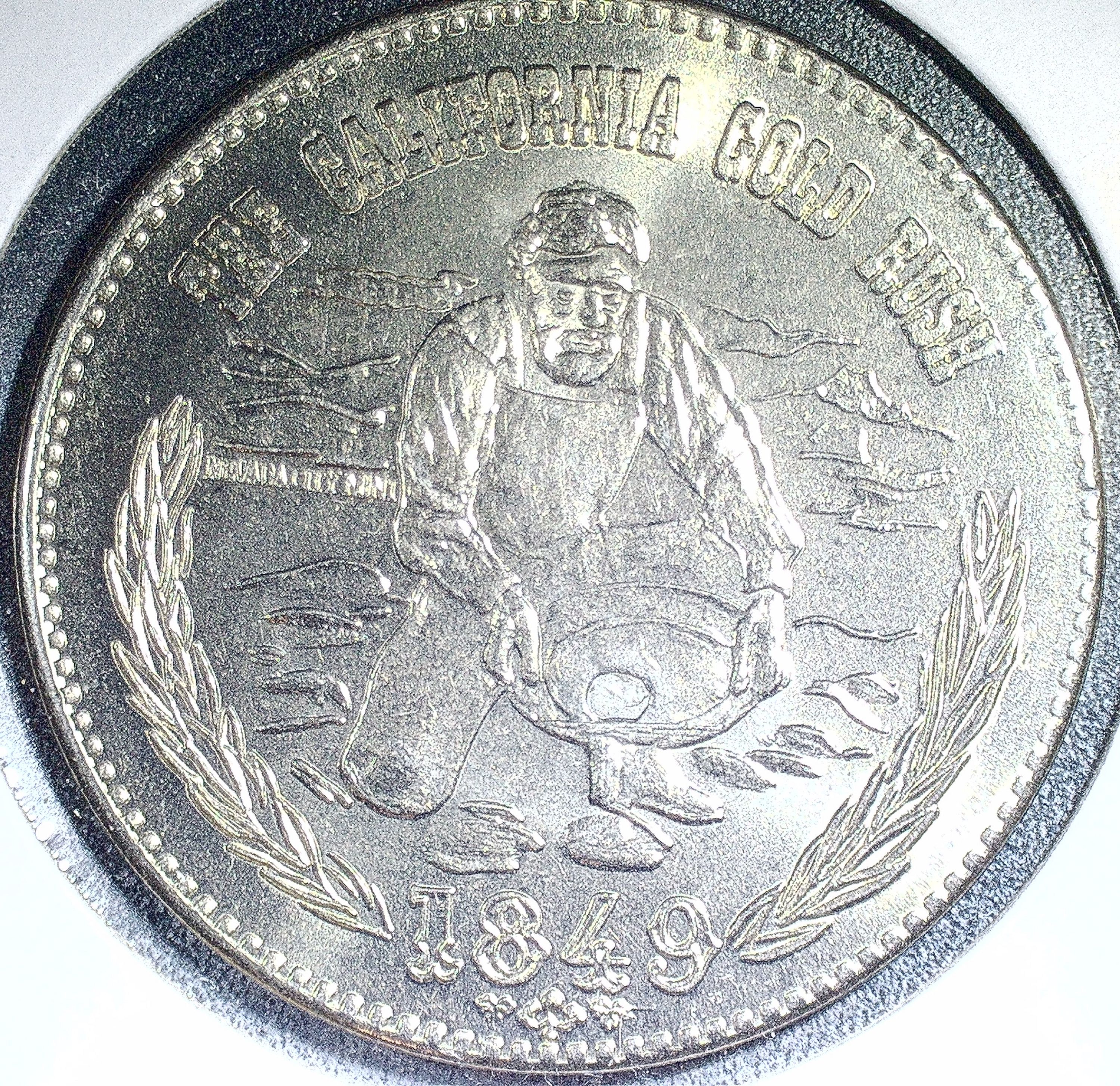California Gold Rush collectors token Gold Country USA coin 1849 Medal