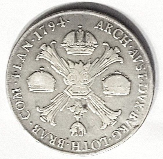 1794-M Austria Netherlands Silver Kronenthaler - For Sale, Buy Now